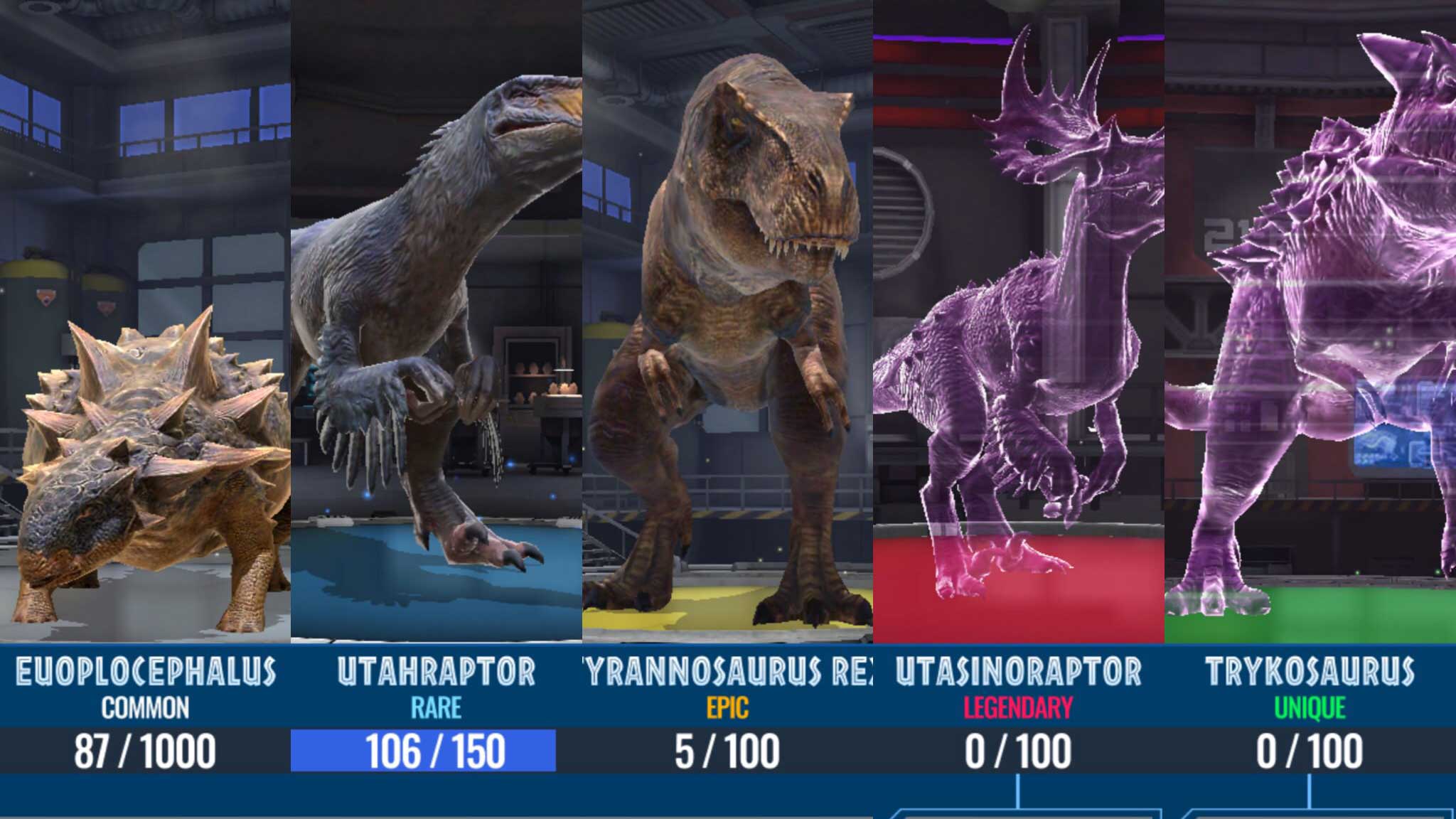 Cómo criar y evolucionar dinosaurios en Jurassic World Alive