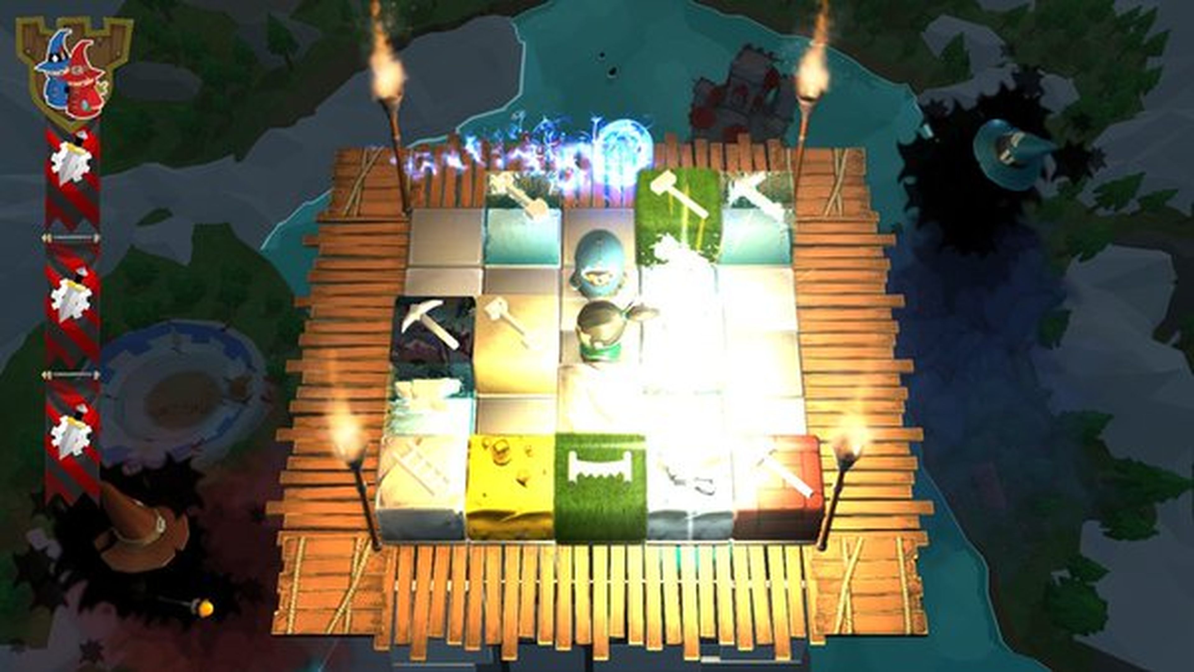 Castles nos propone mover cubos en un planteamiento perfecto para jugar con amigos.