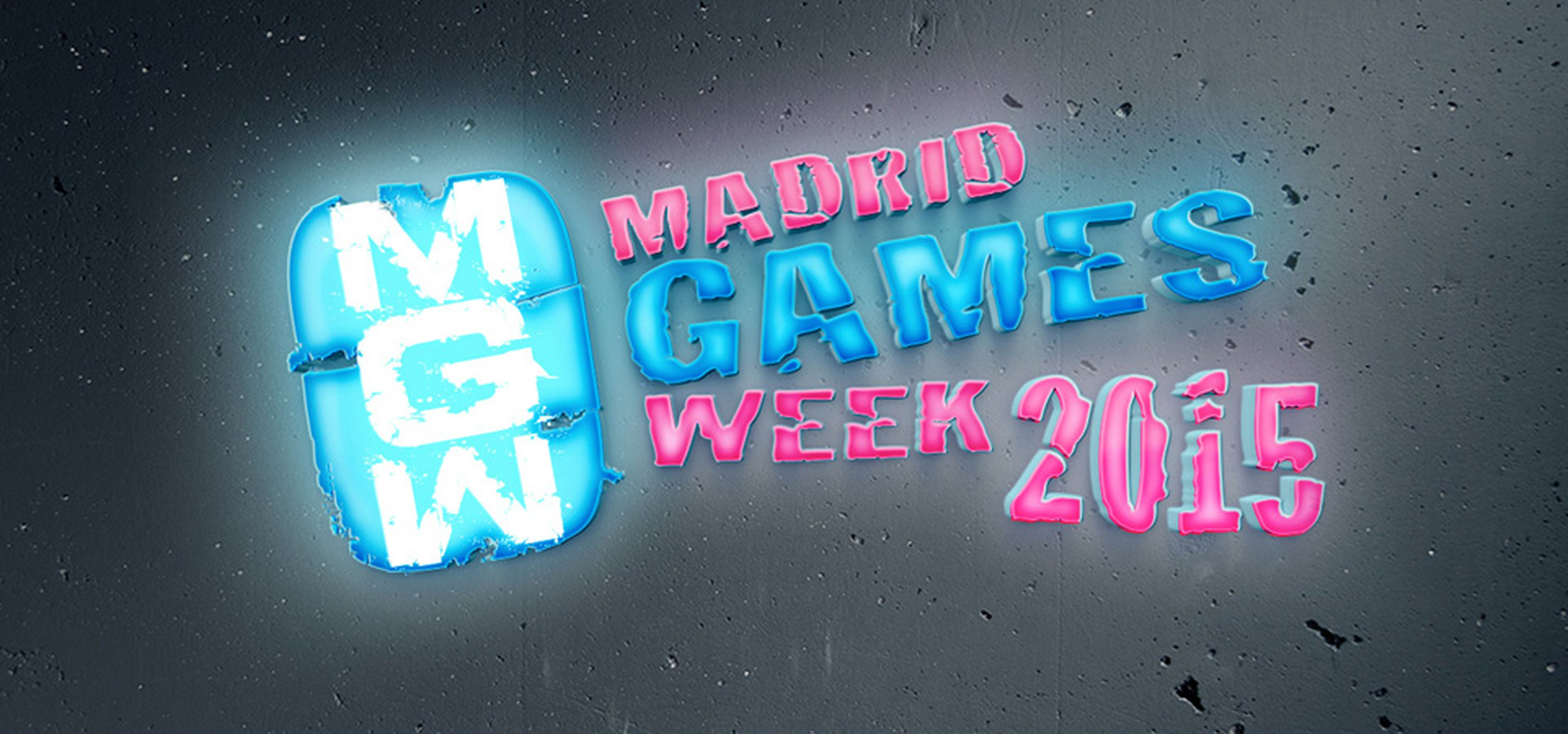 Madrid Games Week Logo neón