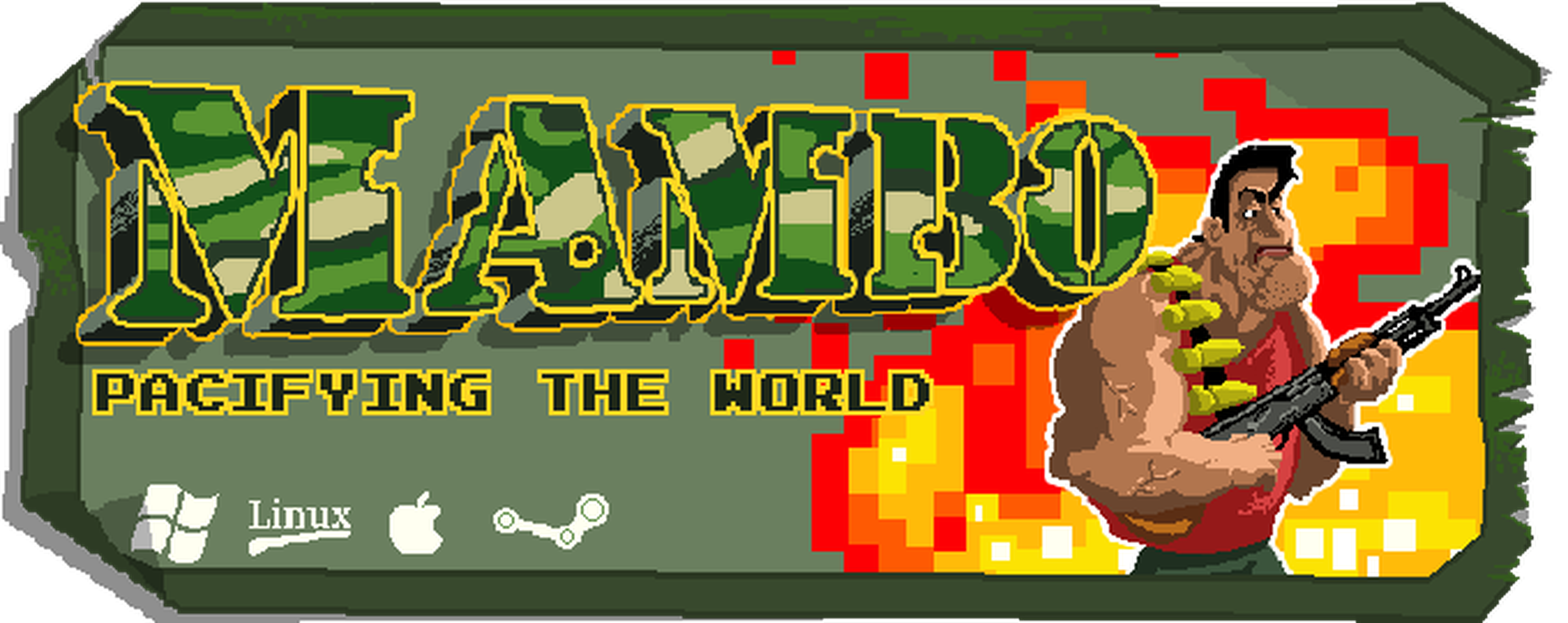 Mambo está inspirado en Rambo, Ikari Warriors y Commandos