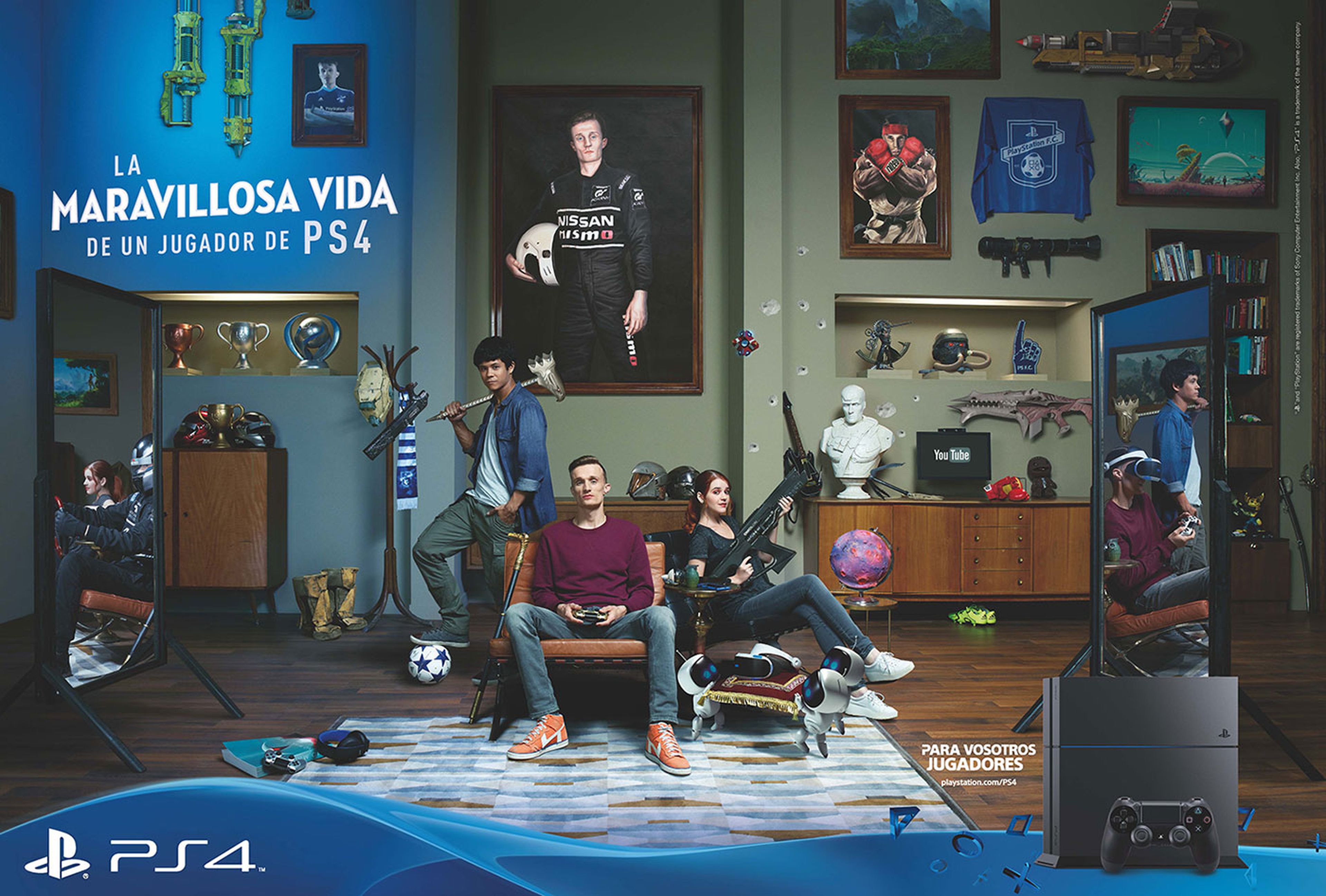 La nueva campaña promocional de PlayStation rinde homenaje a las funciones y videojuegos de PS4.