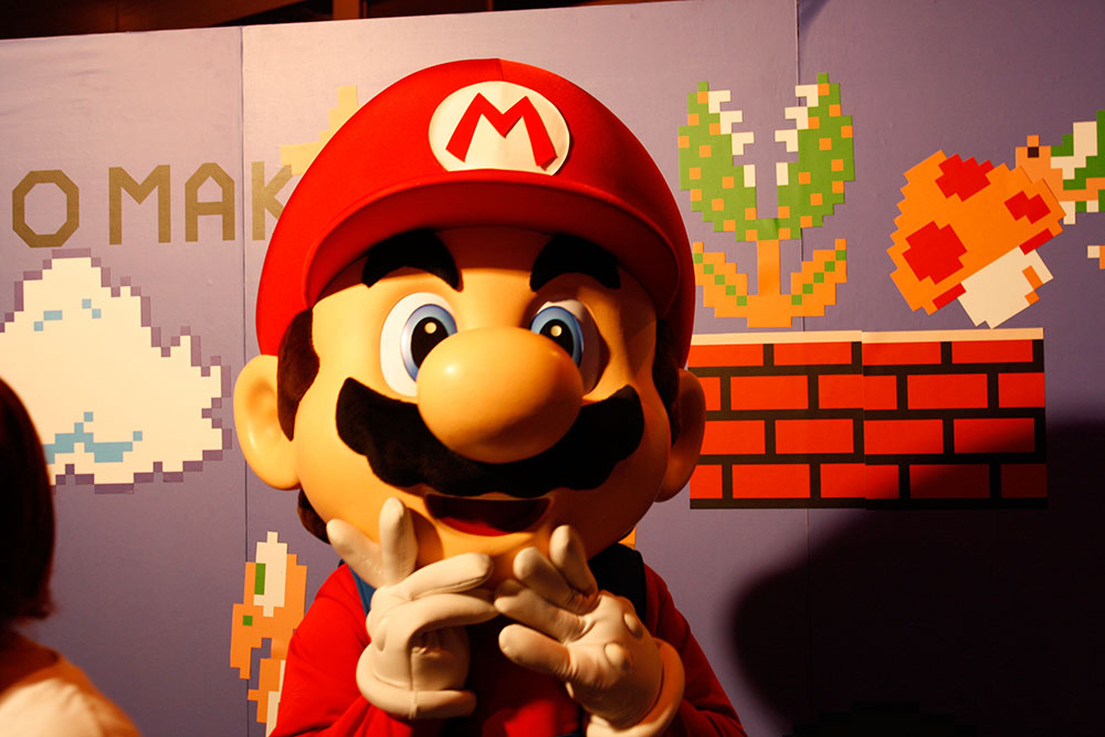 Mario no ha faltado a la cita y nos hemos podido sacar fotos con él