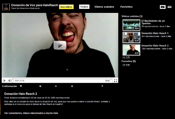 Dona tu voz a Halo Reach