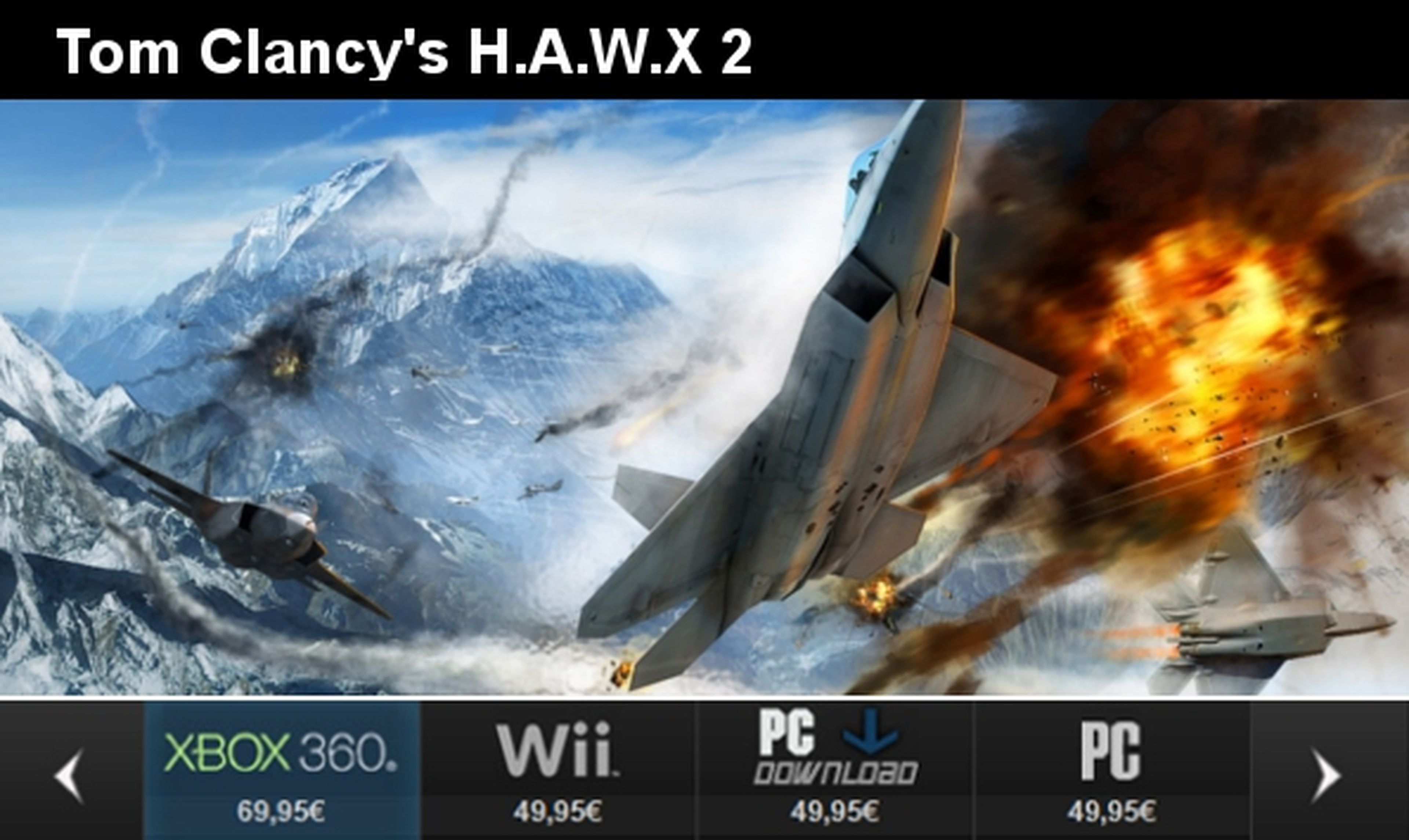 Tom Clancy nos hará volar con HAWX 2
