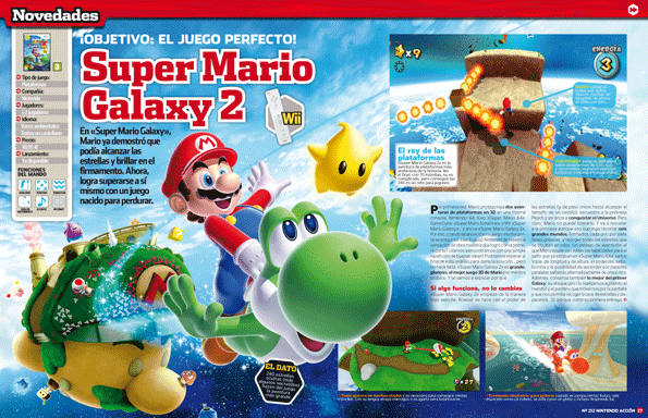 ¿Qué puntuación recibirá Super Mario Galaxy 2 en Nintendo Acción?