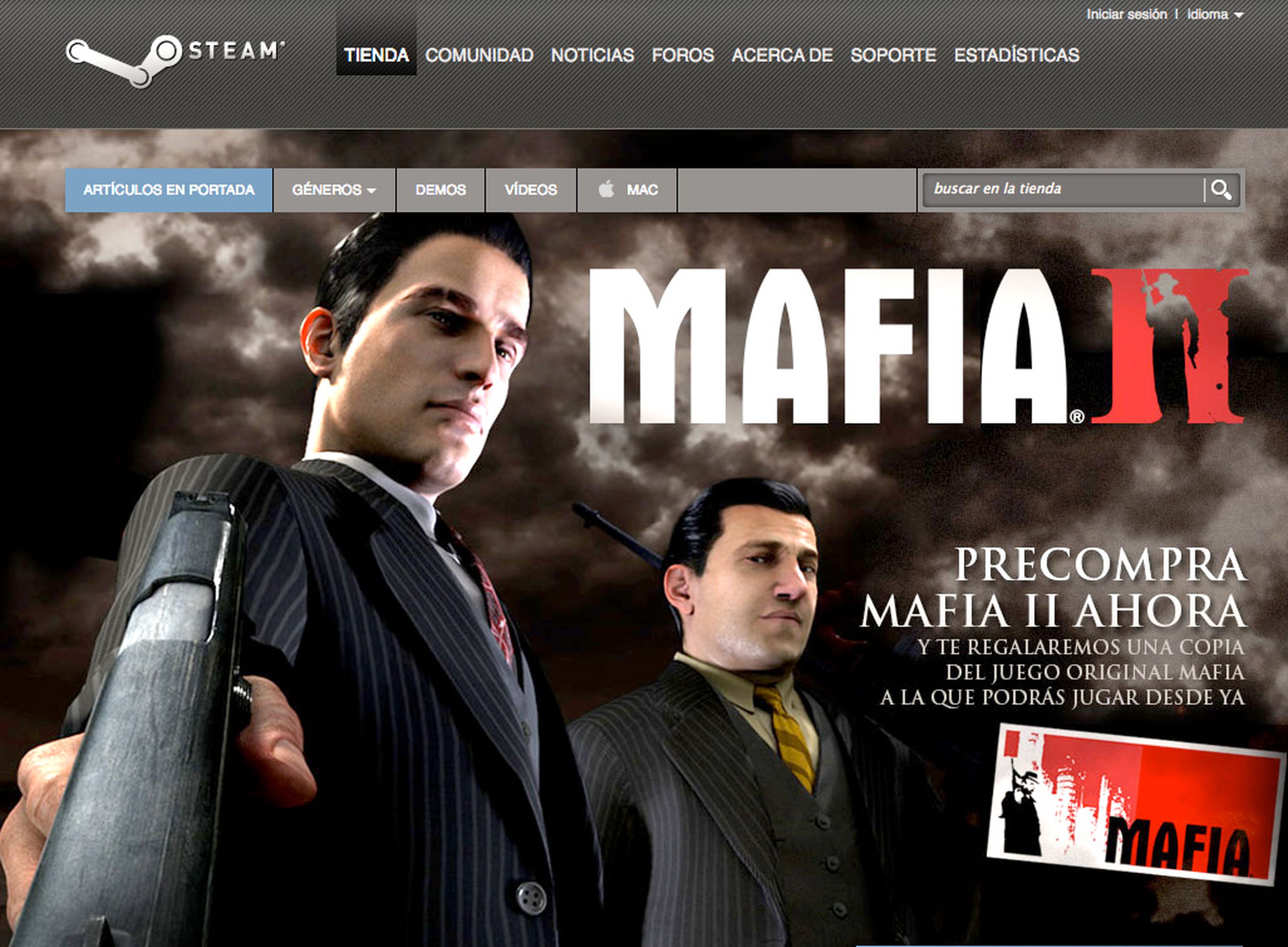 Mafia II, disponible para reservar