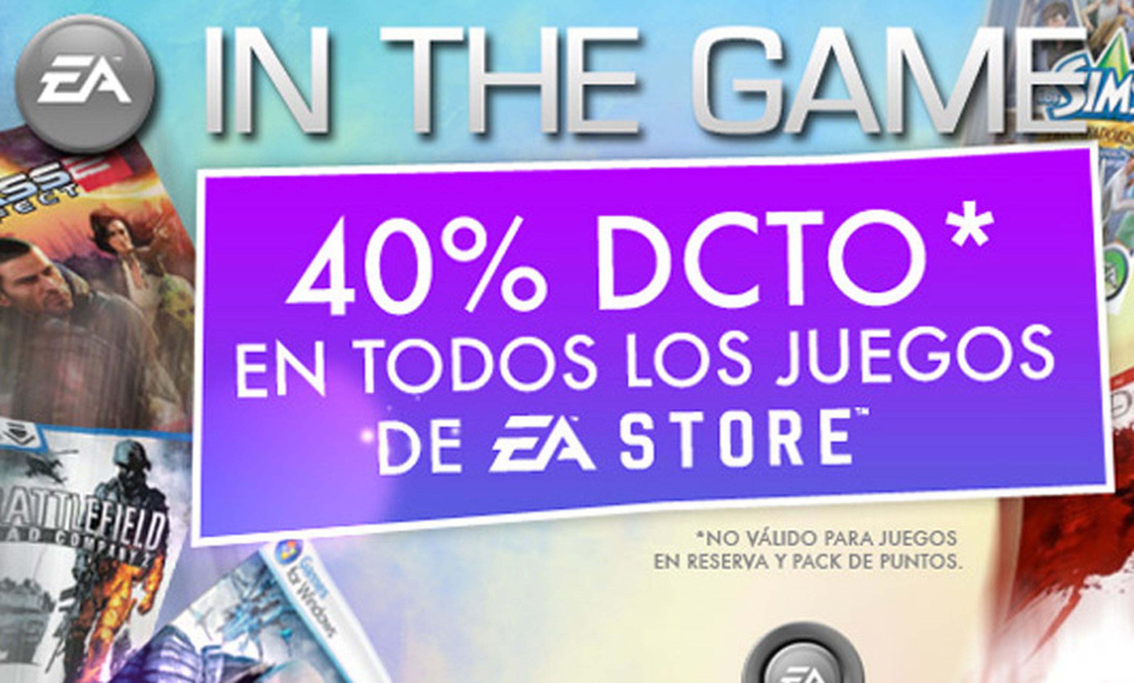 Ahórrate un 40% en la EA Store