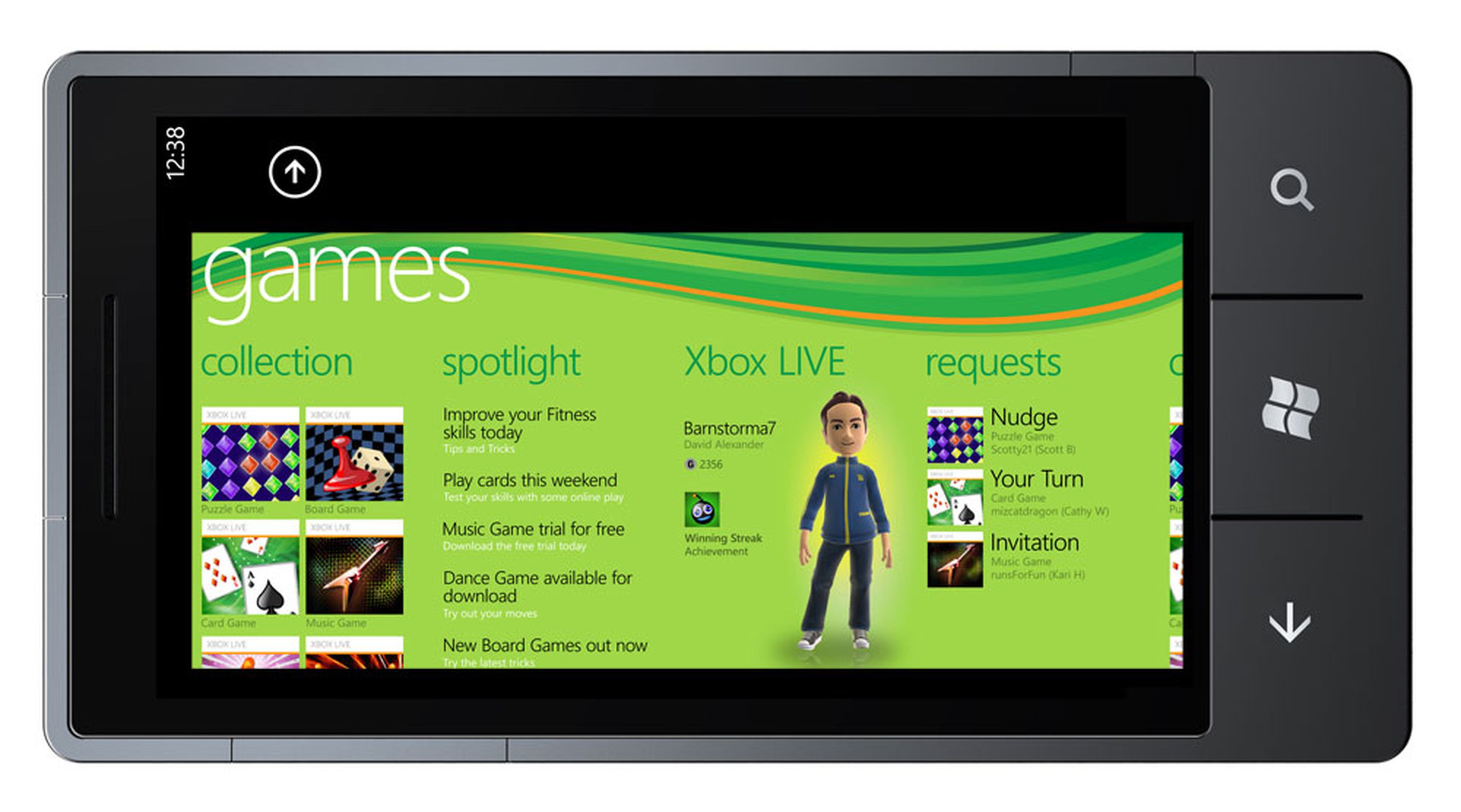 Windows Phone 7 apuesta por los juegos