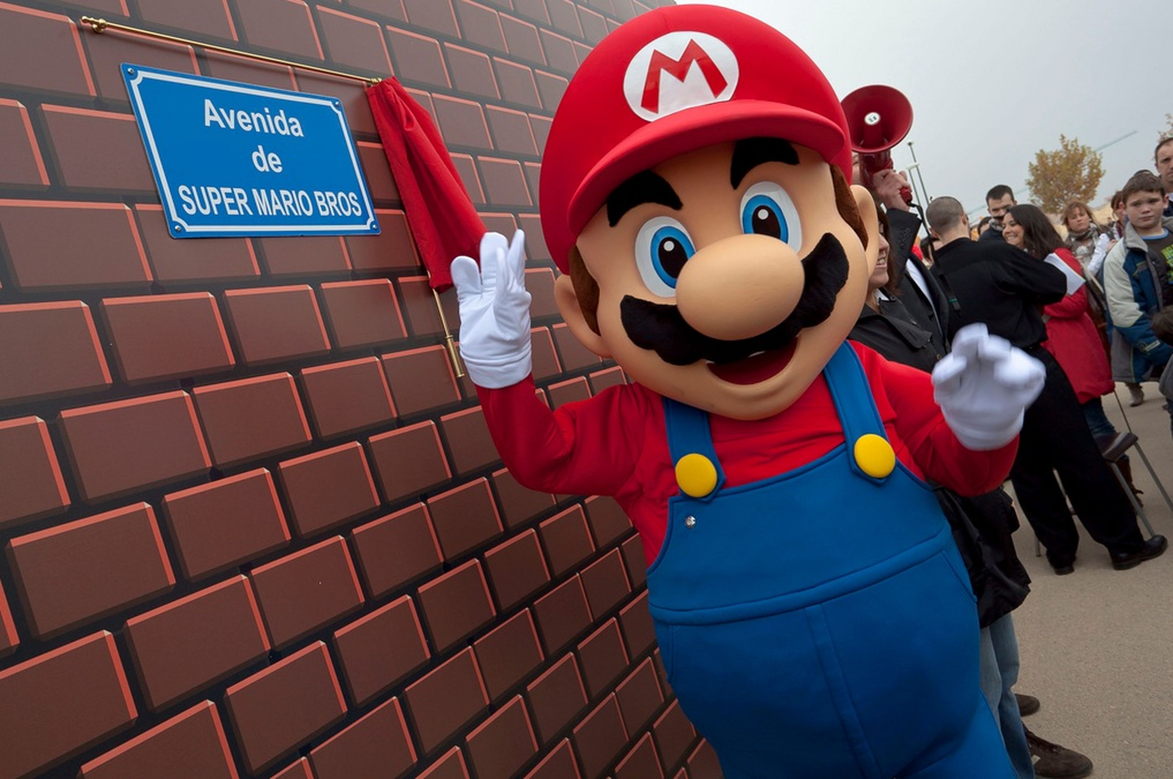 La calle de Super Mario, inaugurada