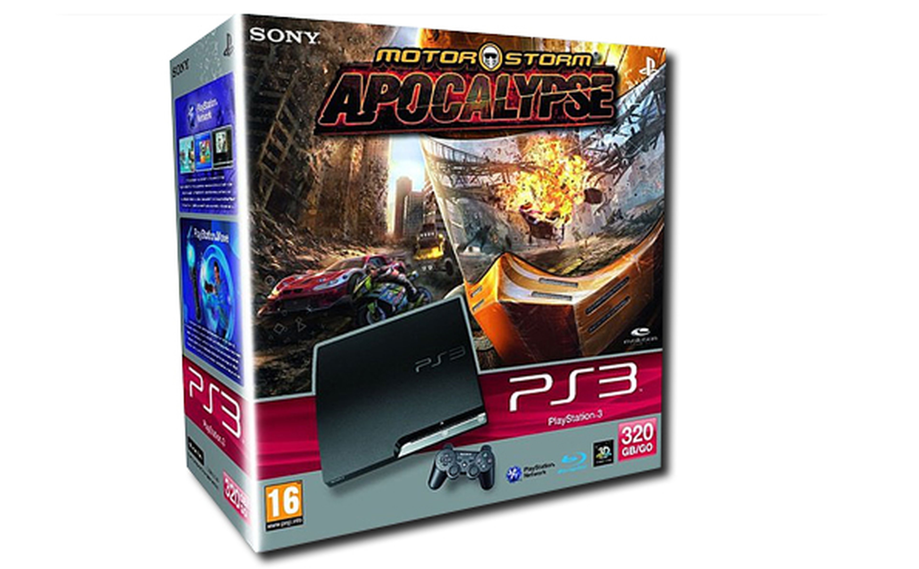 Pack PS3 320GB y MotorStorm Apocalypse