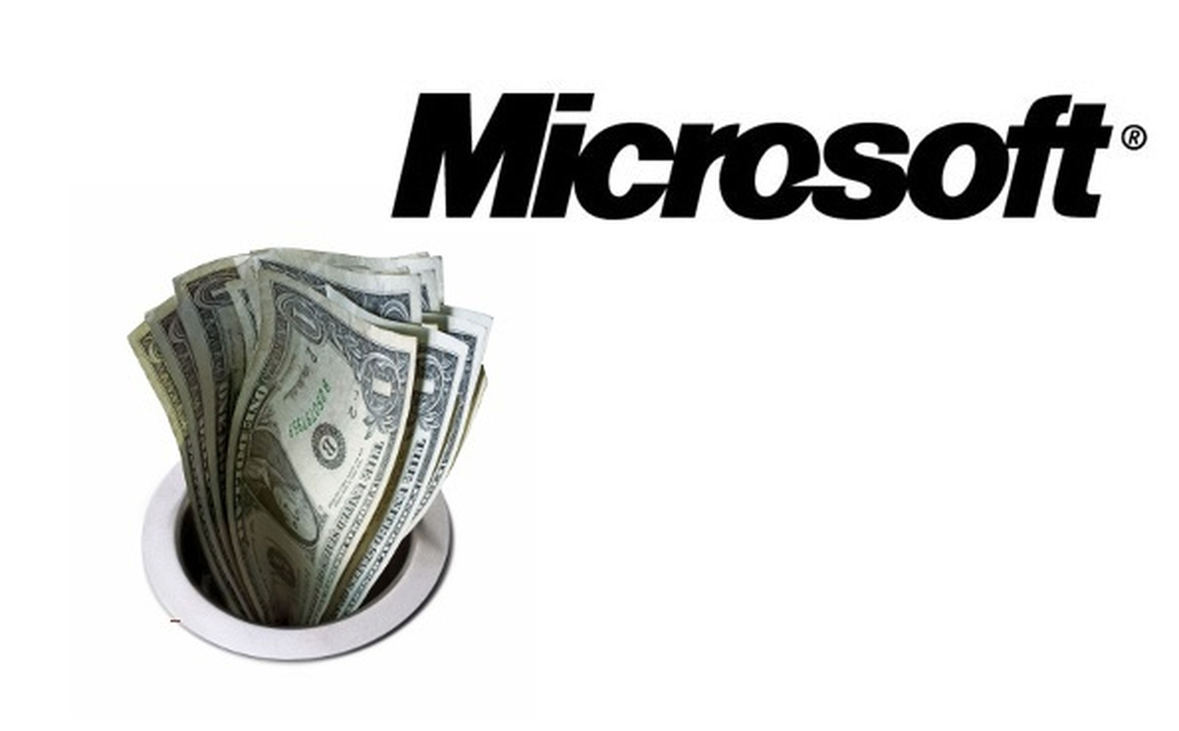 Microsoft sufre un 'golpe' económico