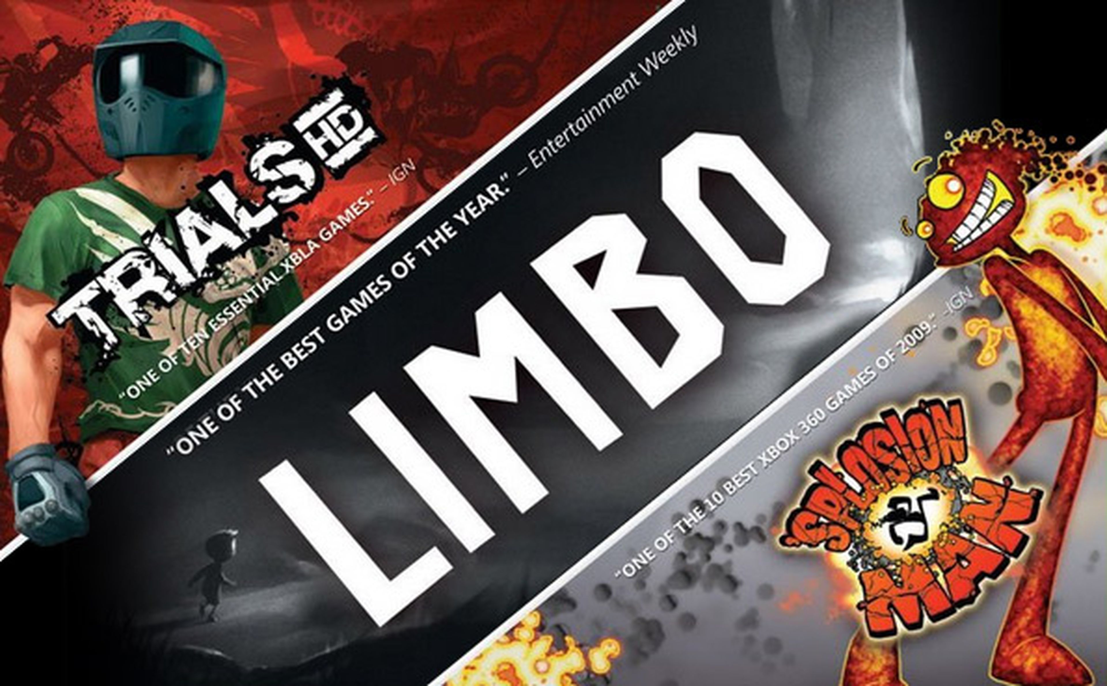 Limbo, Trials HD y 'Splosion Man en pack