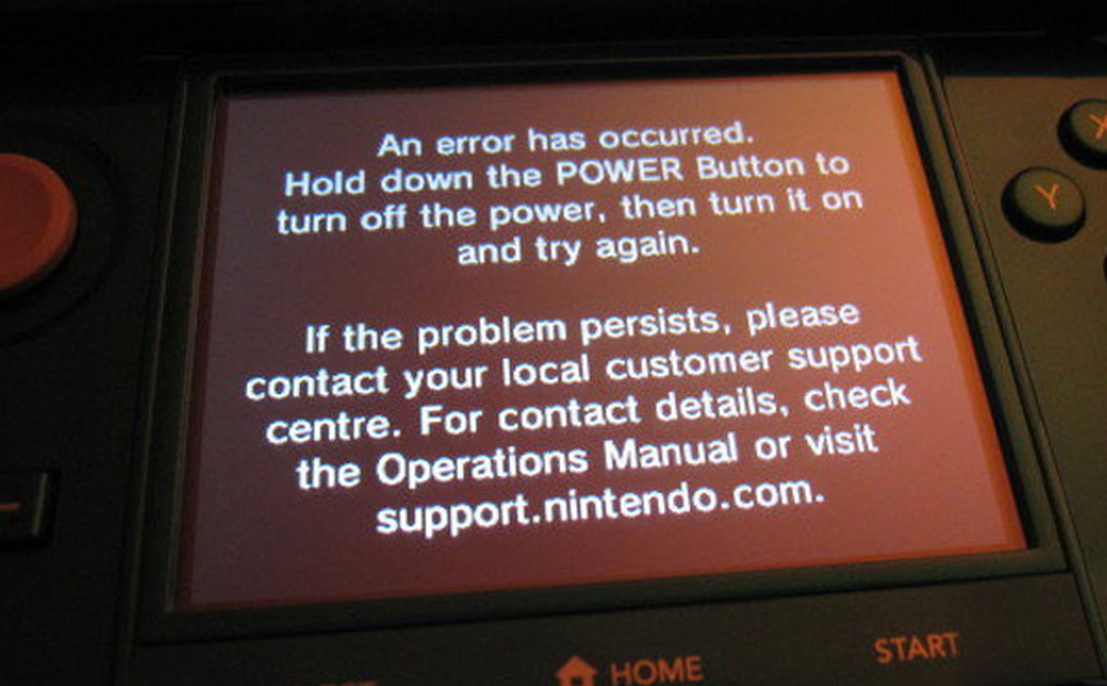 Nintendo 3DS y sus 'pantallazos negros'