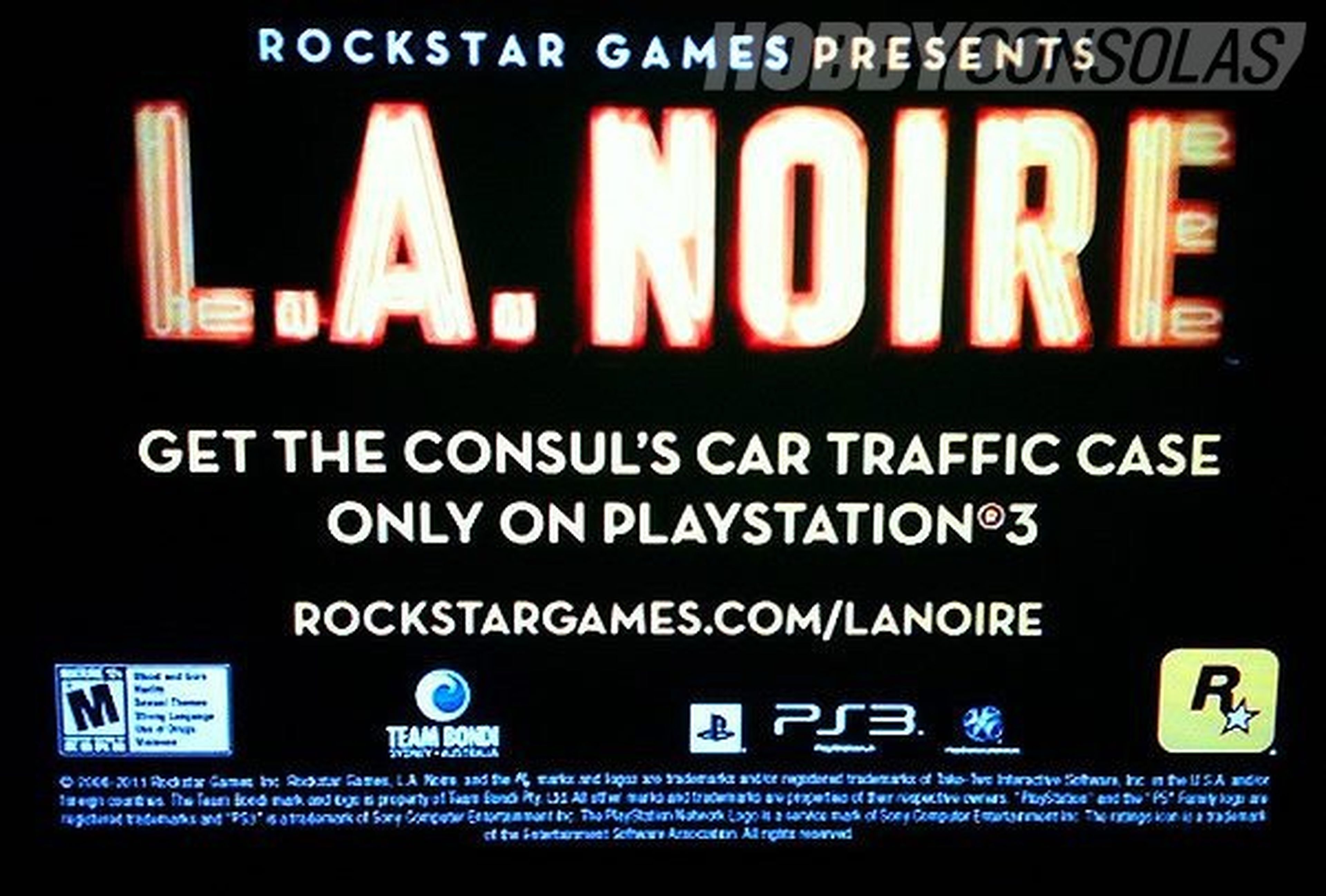 Contenido exclusivo de L.A. Noire en PS3
