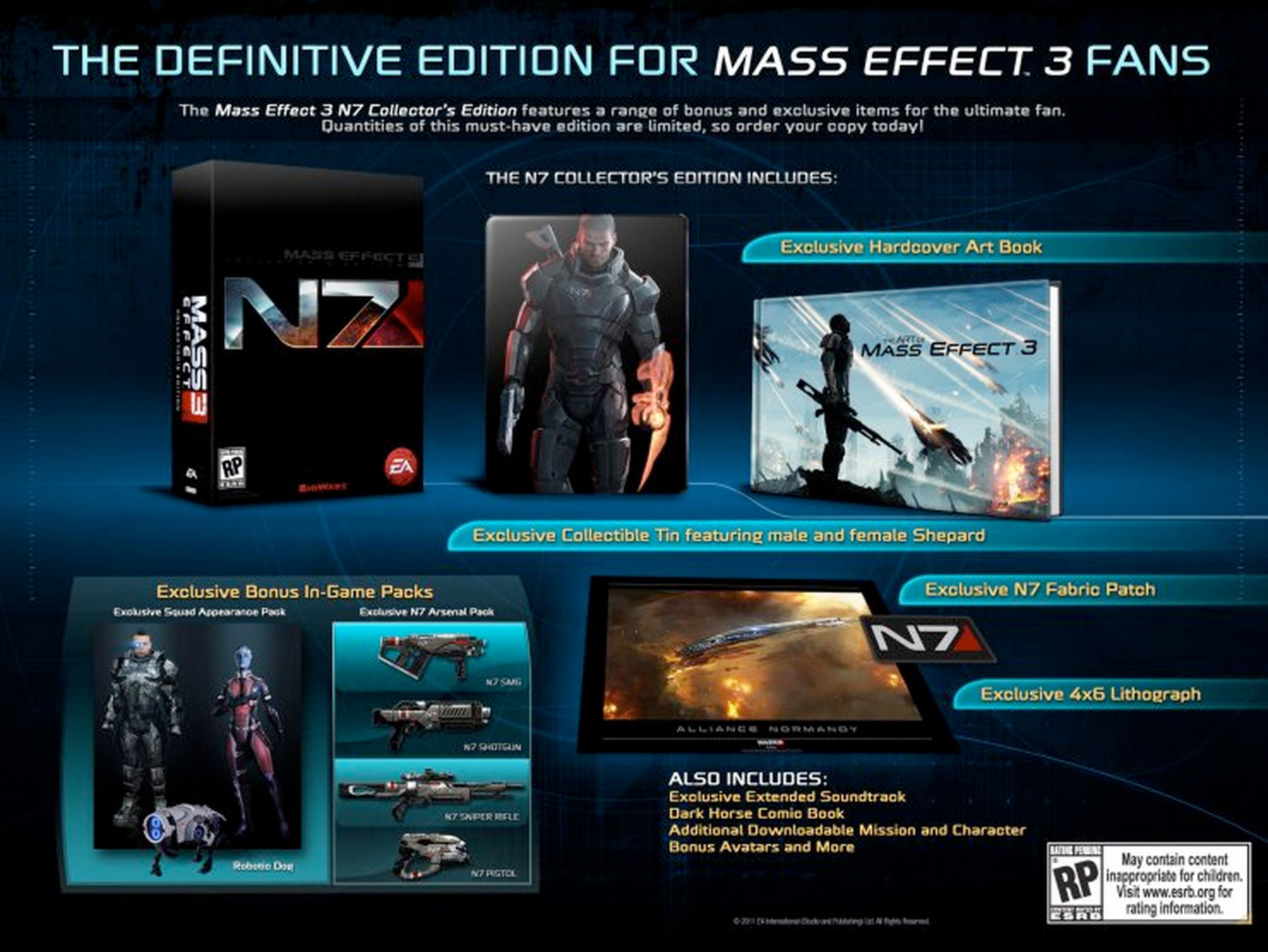 Edición de lujo para Mass Effect 3