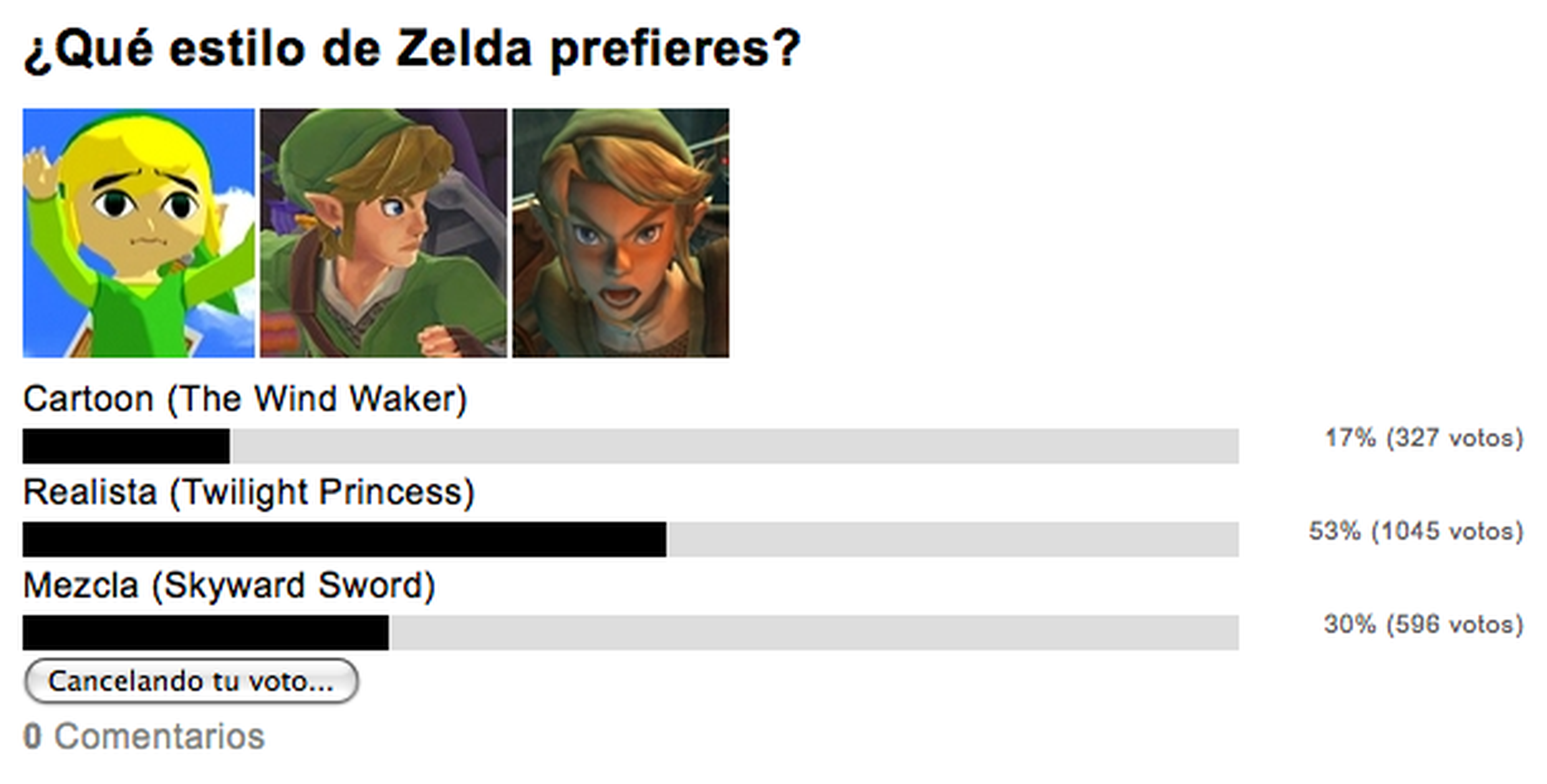 Encuesta: Así queremos ver a Link en Zelda