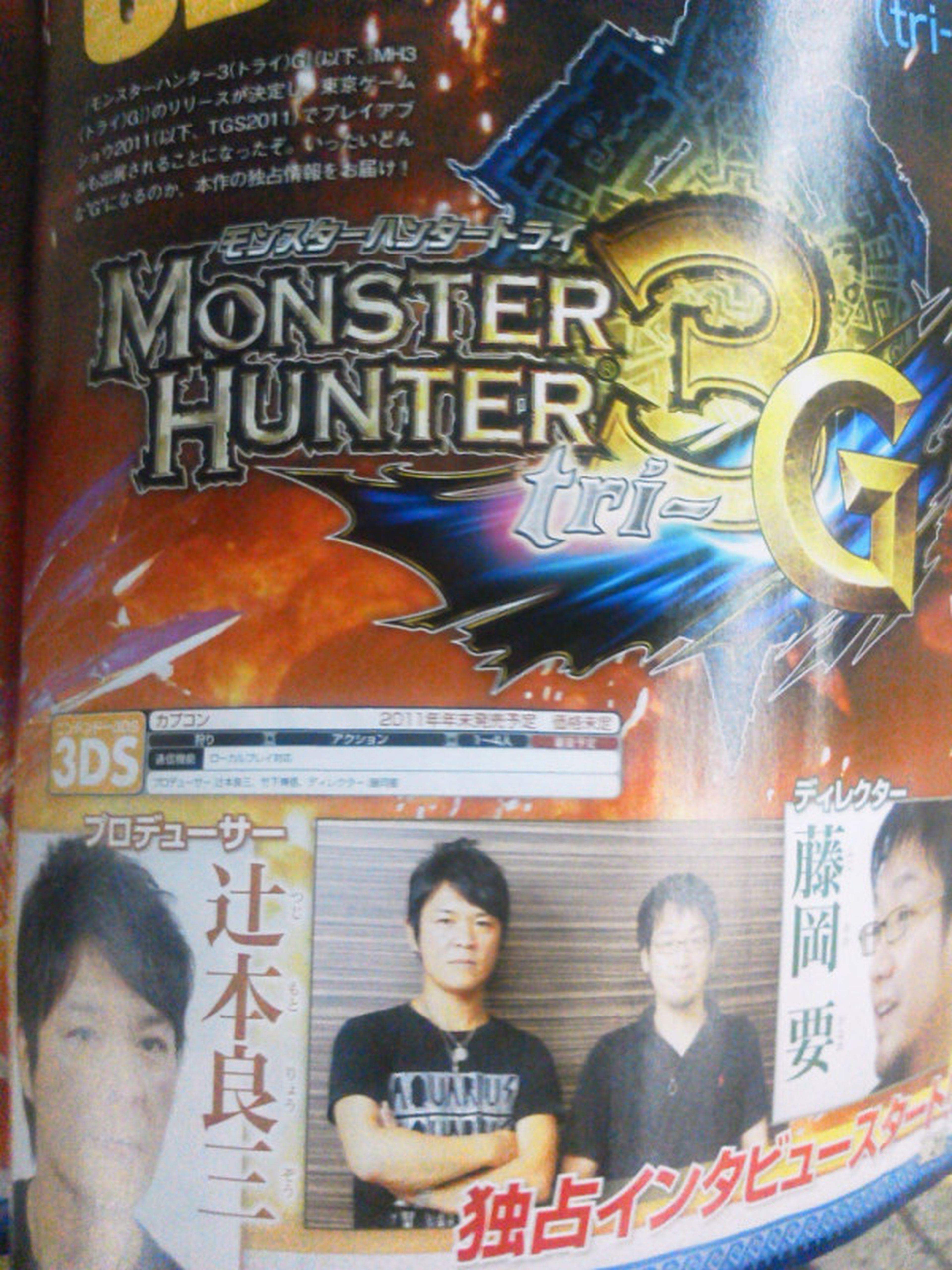 Más datos sobre Monster Hunter 3G