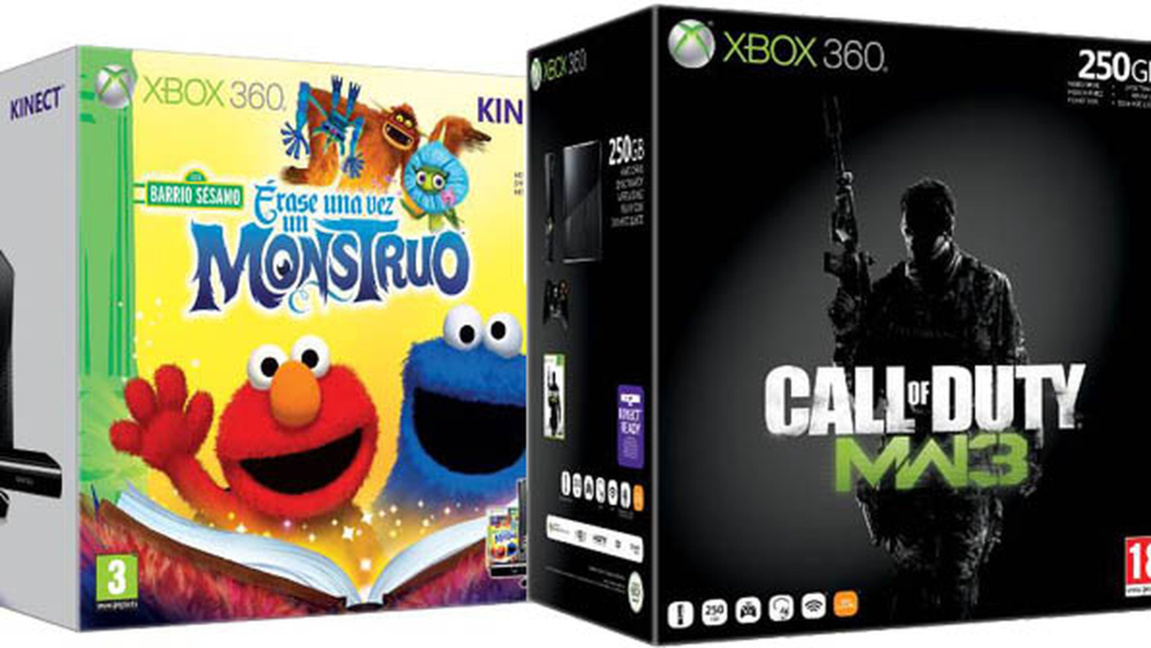 Packs Xbox 360 para Navidad 2011