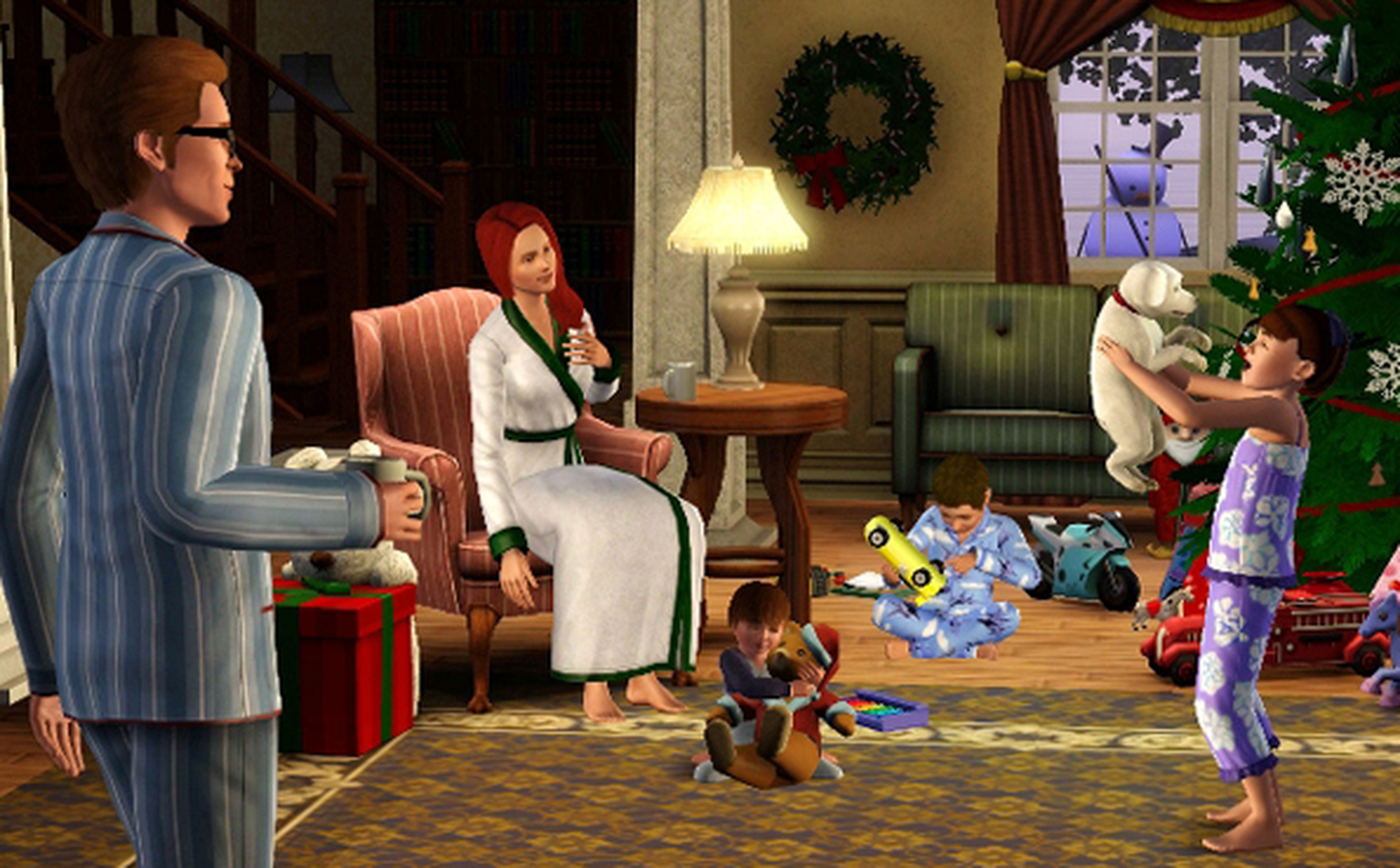 Los Sims 3 ¡Vaya Fauna! felicitan la Navidad