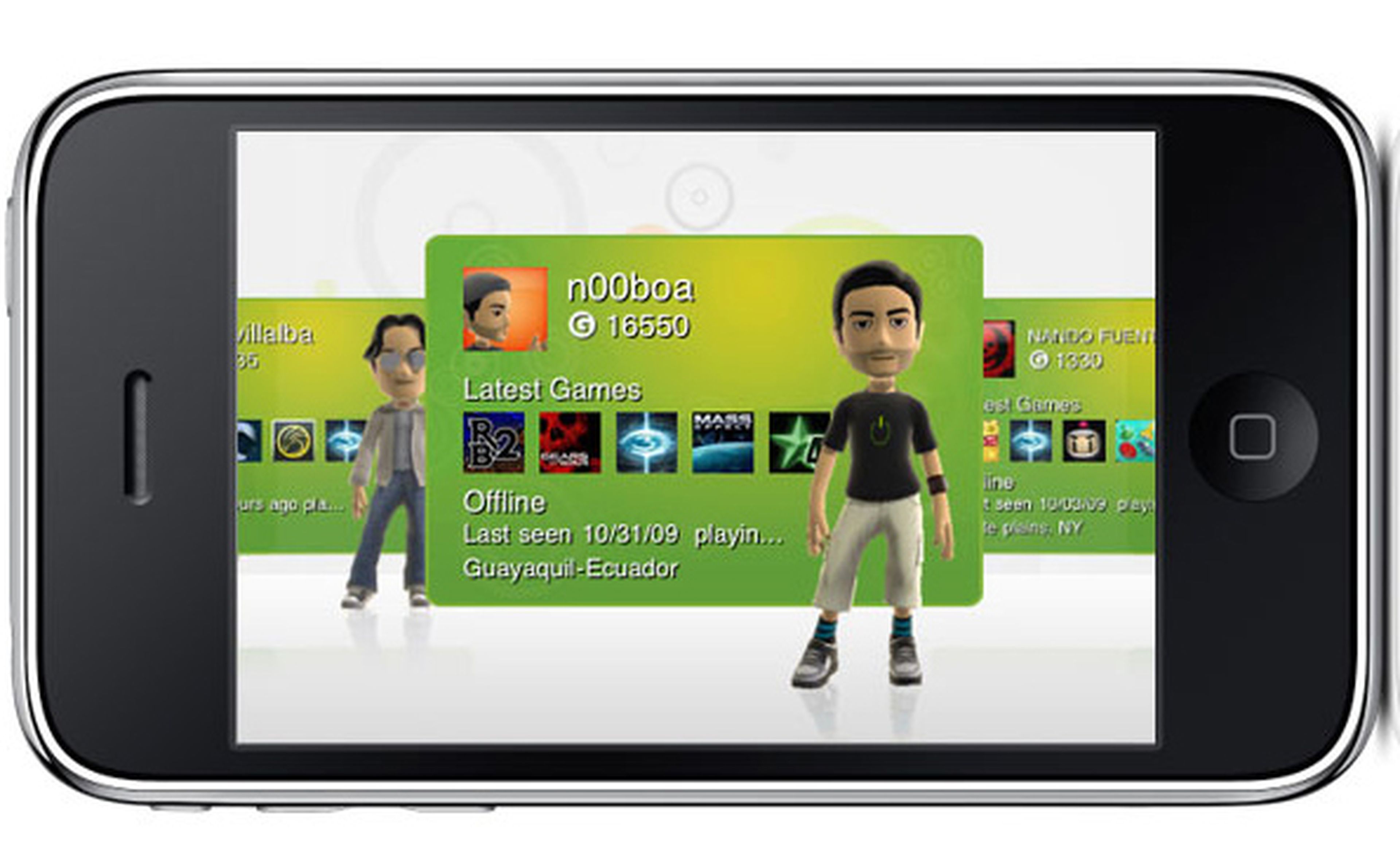 Xbox LIVE se estrena en iPhone e iPad