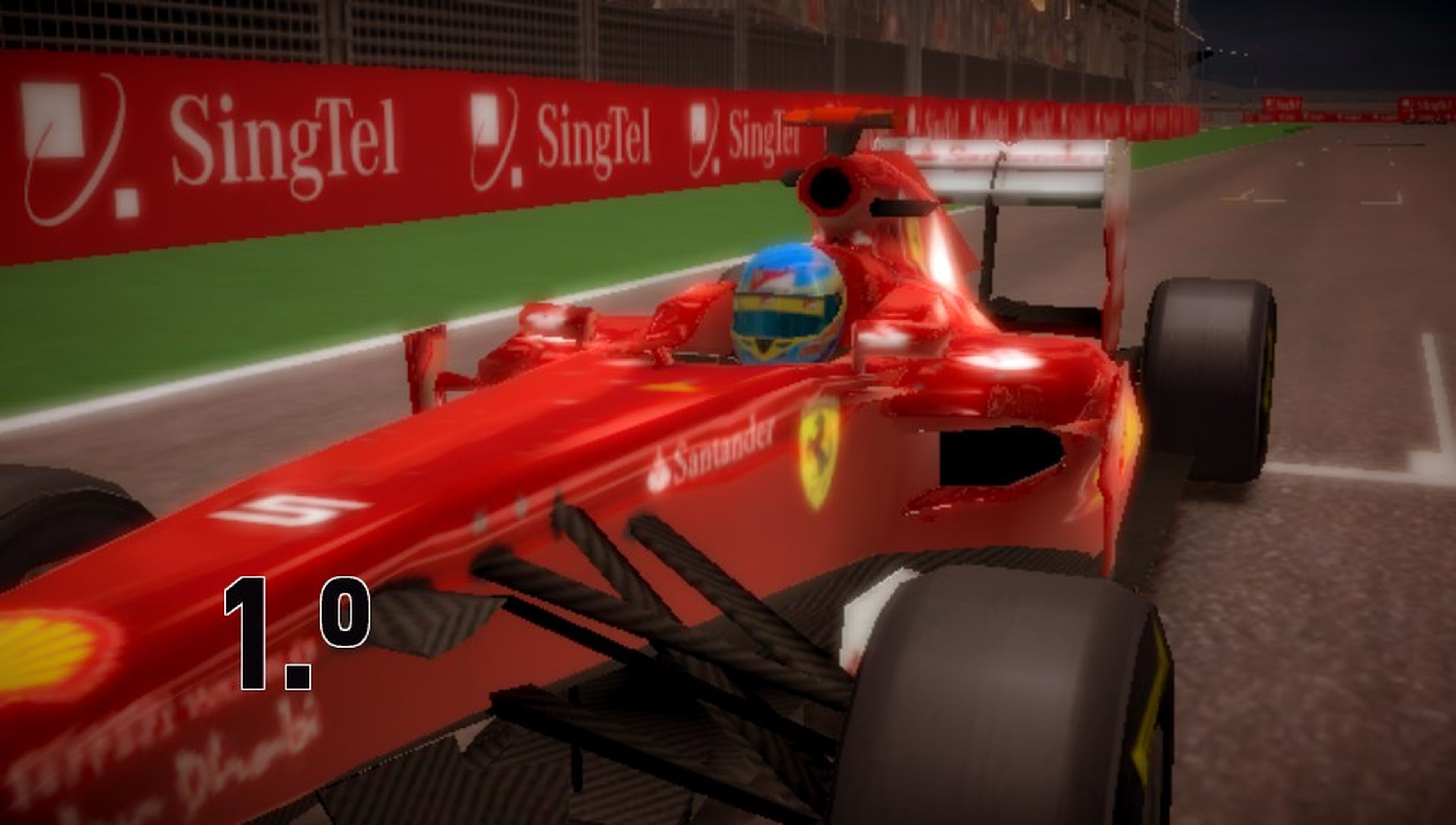 Análisis de F1 2011 saliendo de boxes