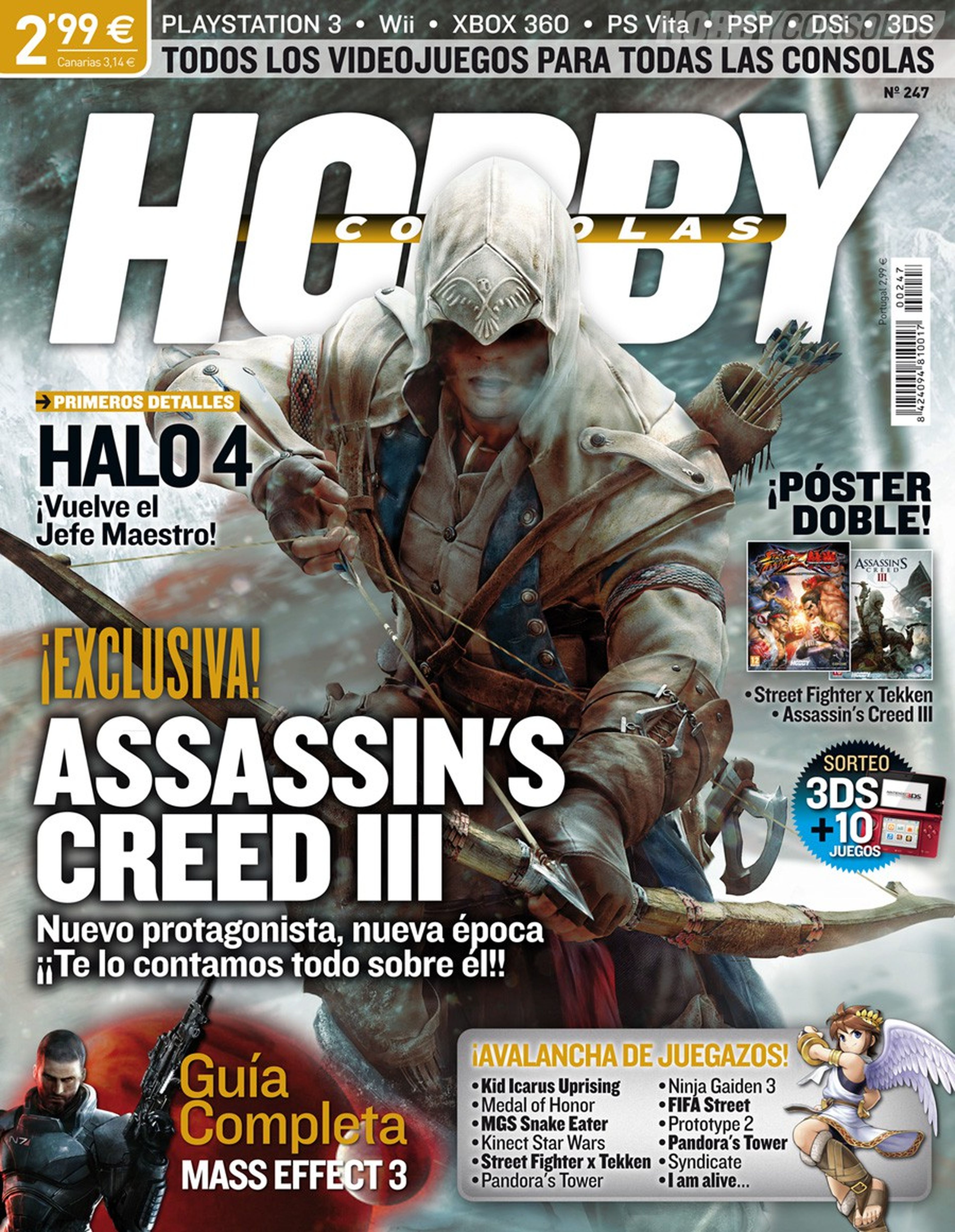Assassin´s Creed 3, nuevos datos en Hobby Consolas