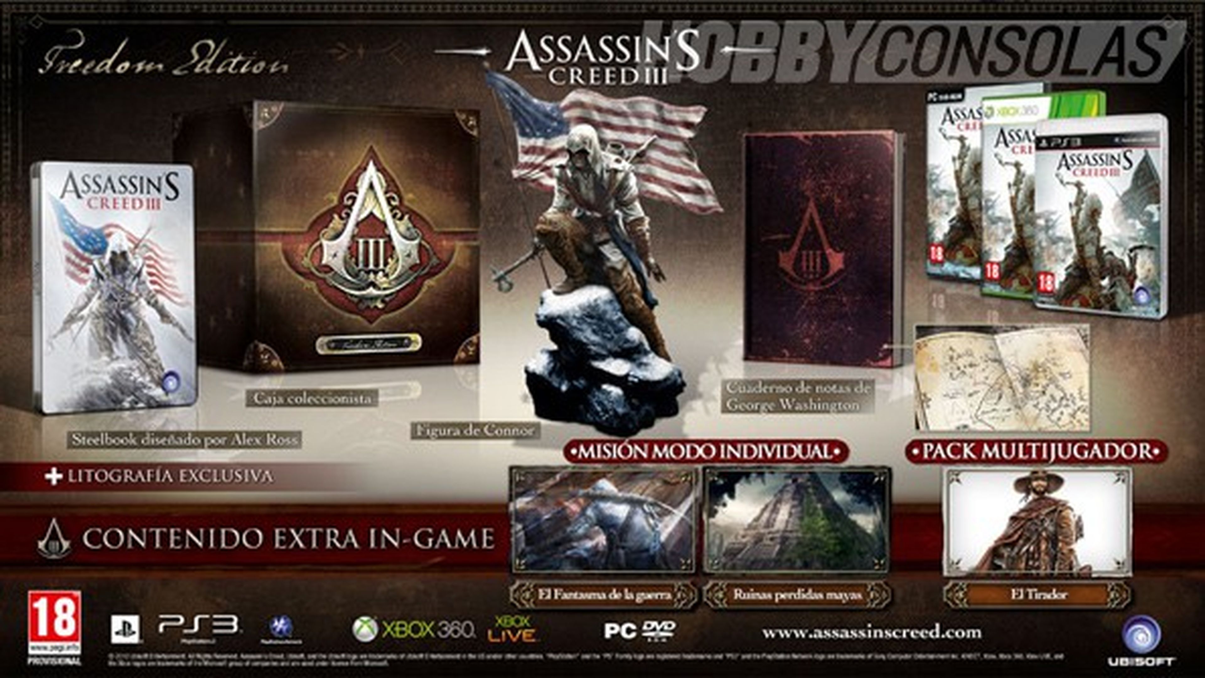 Ediciones coleccionista de Assassin's Creed 3