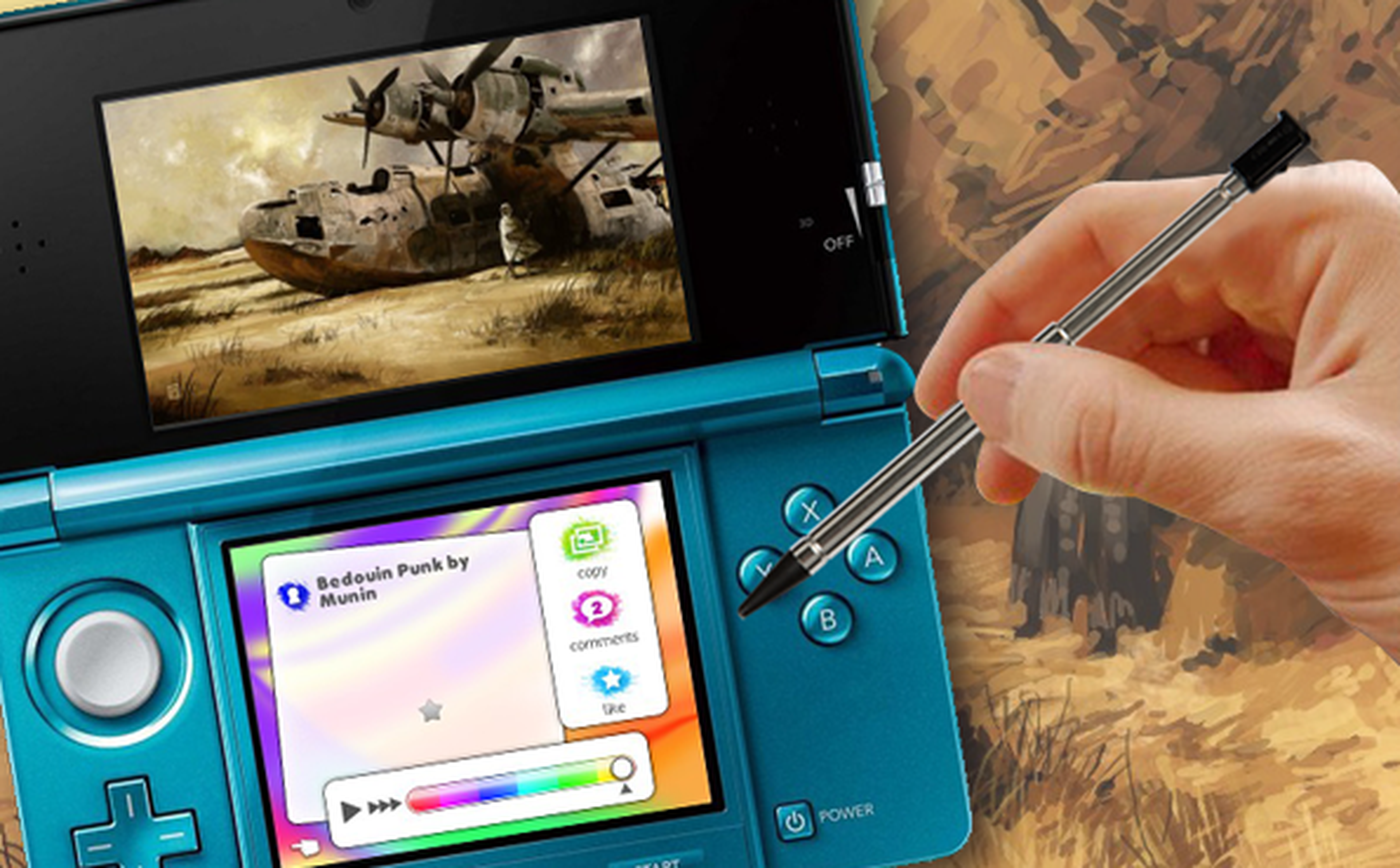 El nuevo Colors! 3D convierte tu 3DS en un lienzo tridimensional