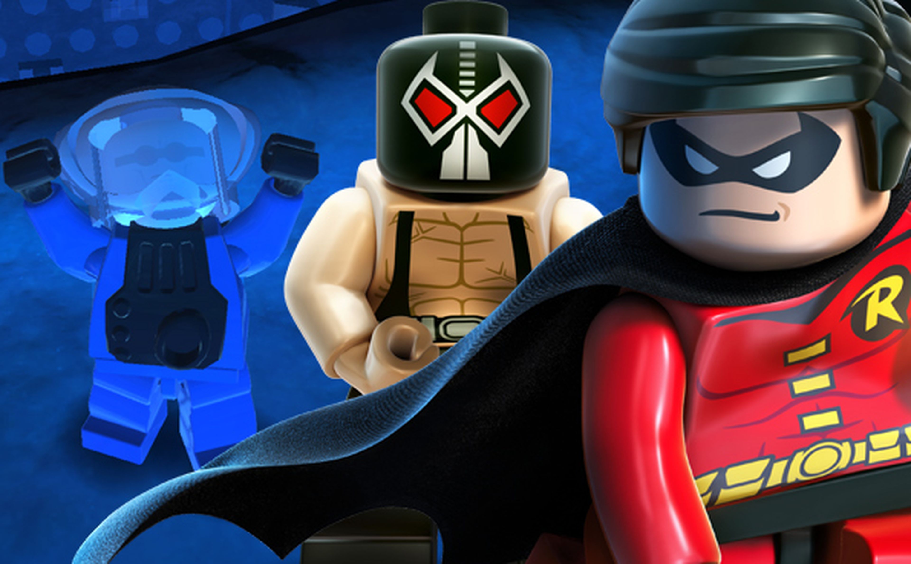 Robin, Bane y Freeze en LEGO Batman 2