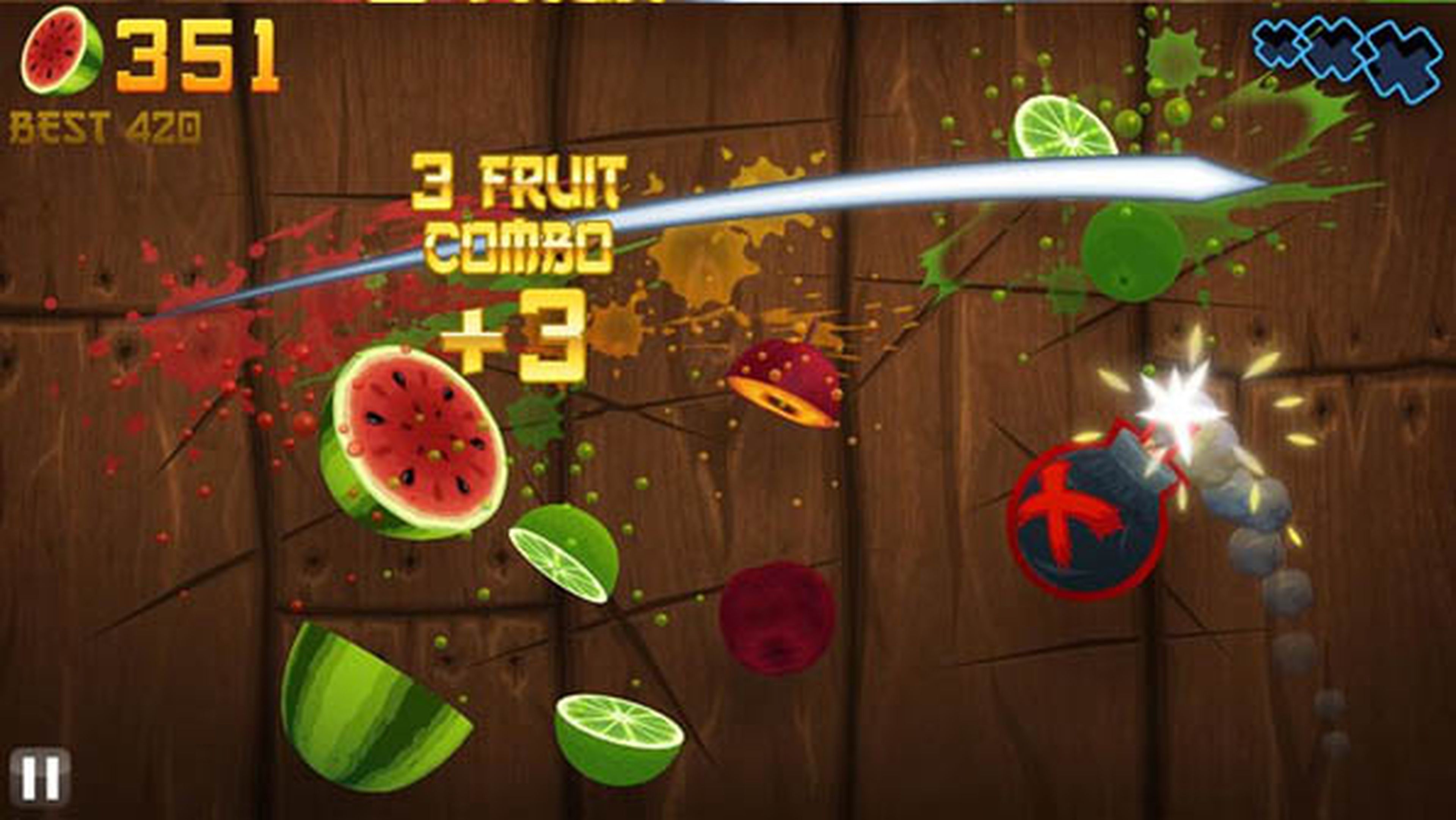 Fruit Ninja suma 300 millones de jugadores