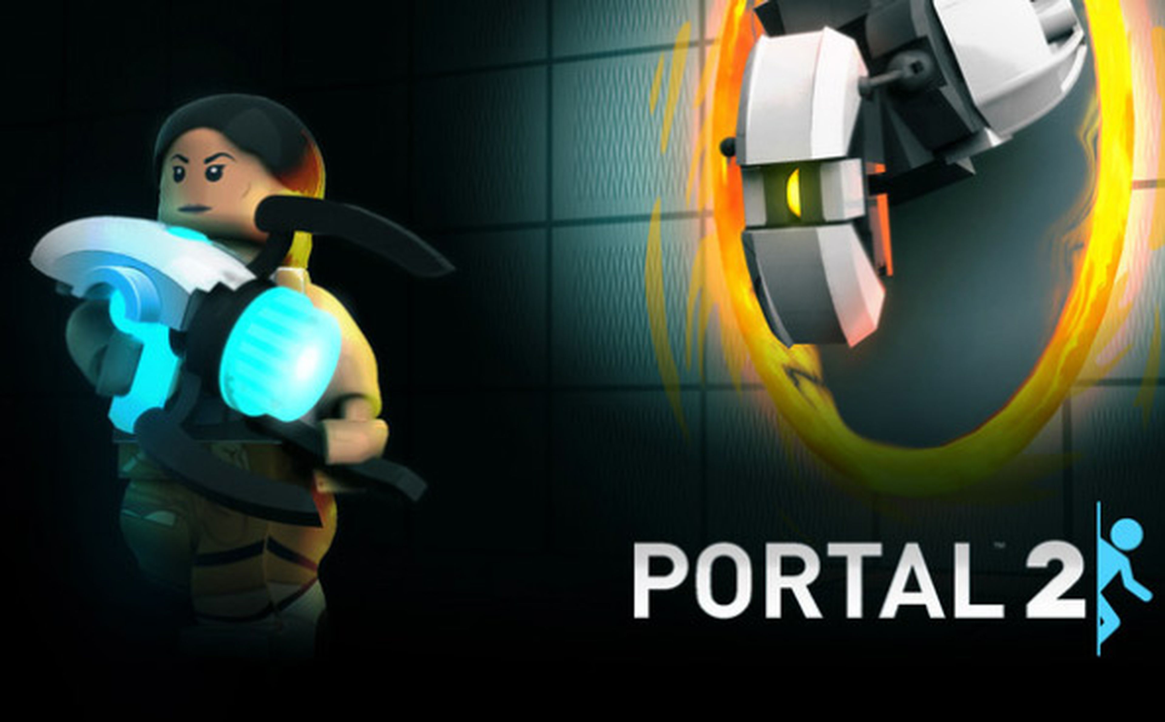 Portal 2 LEGO un poco más cerca