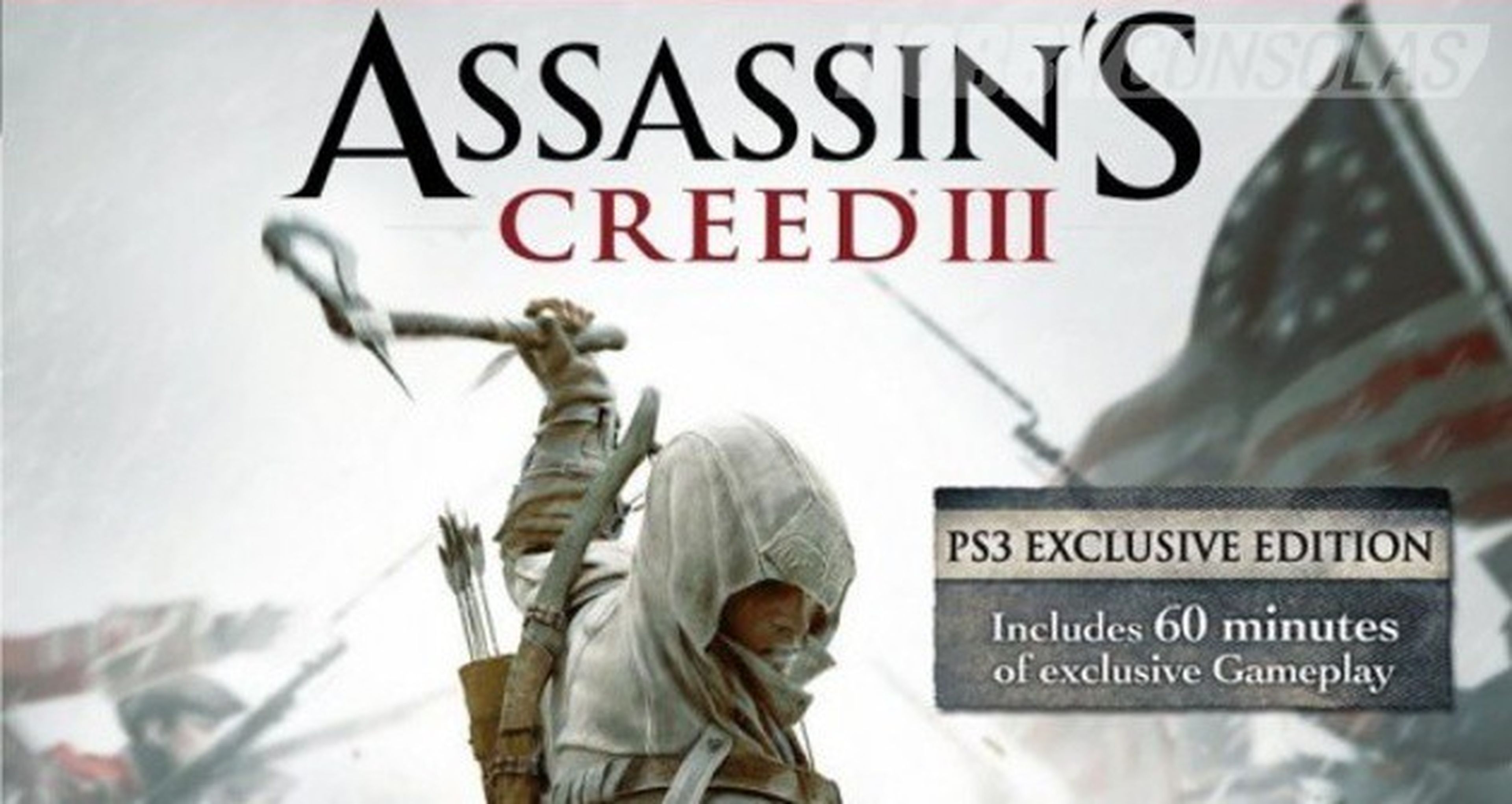 60 minutos de Assassin's Creed 3, sólo en PS3
