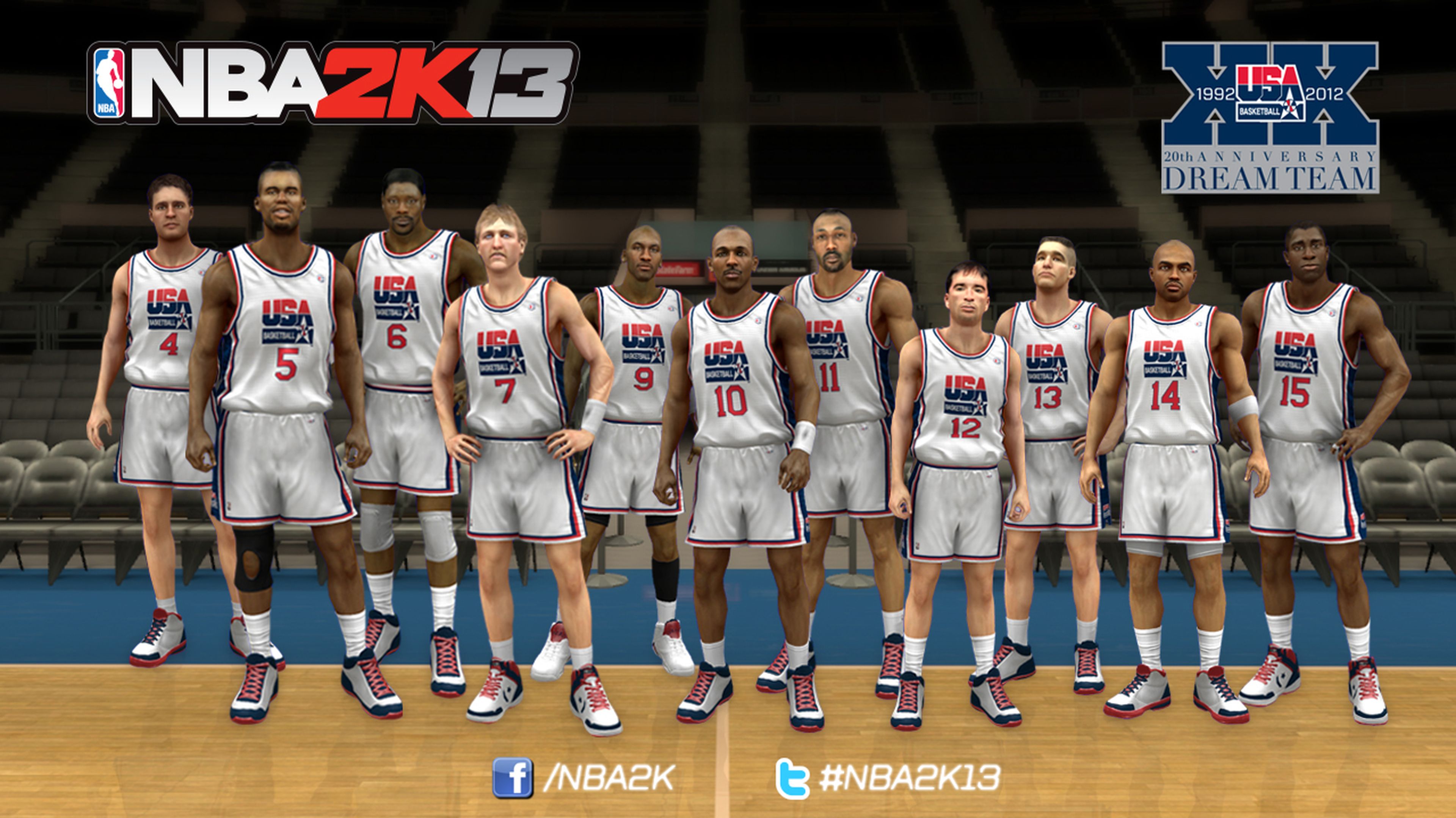 GAMESCOM: NBA 2K13 ficha al Dream Team