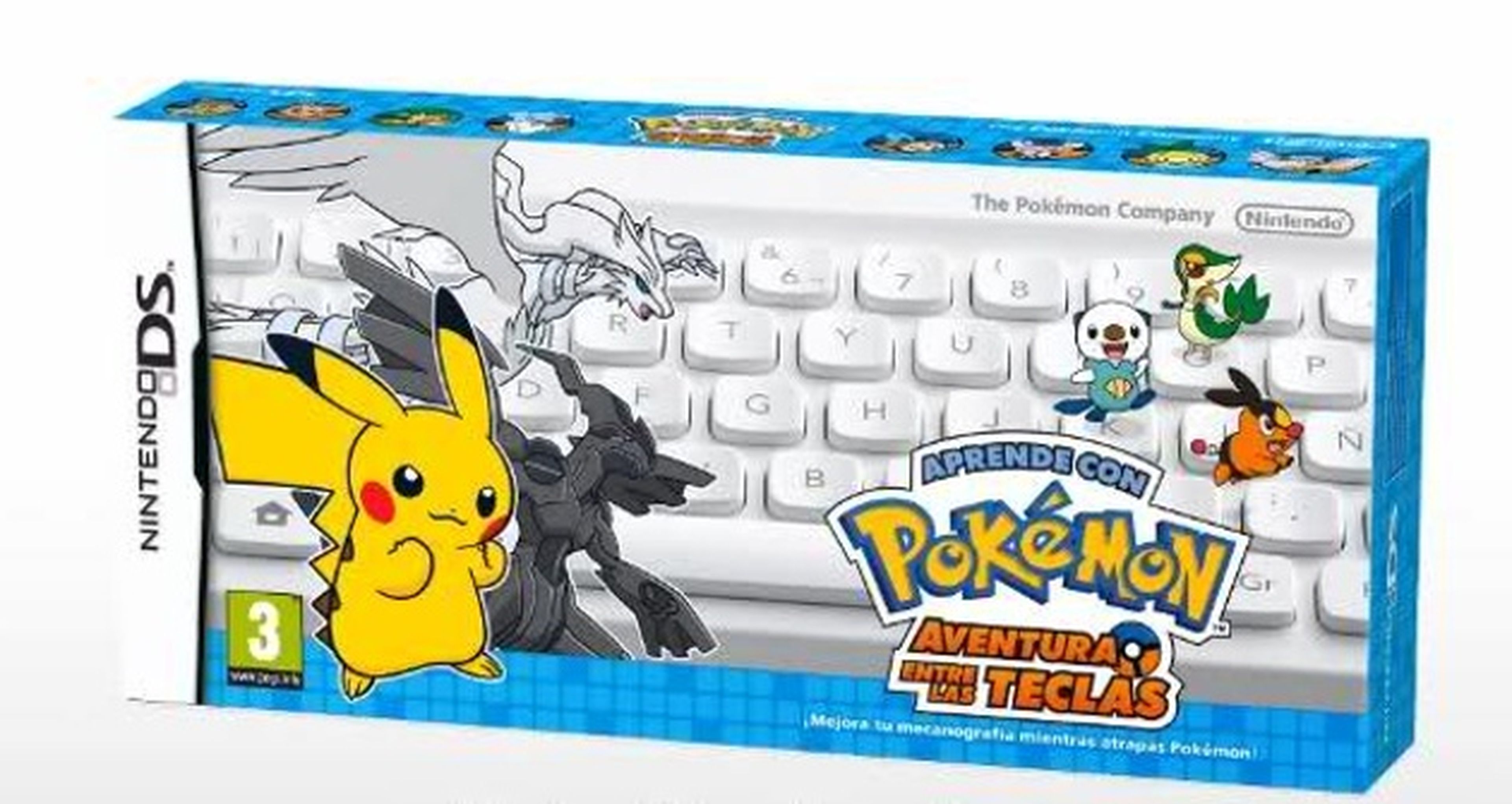 Aprende a escribir con teclado con Pokémon