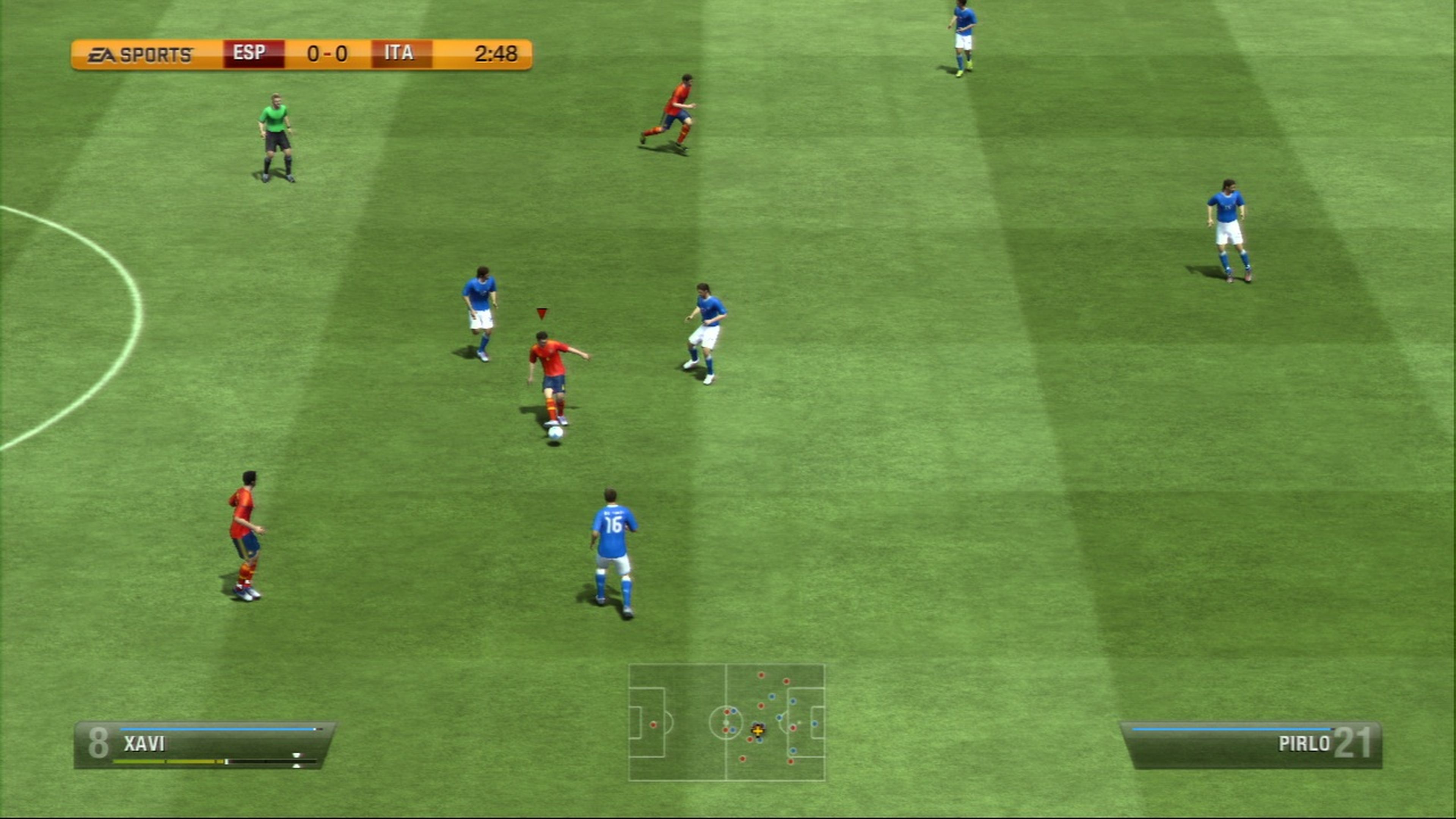 Avance con fútbol total de FIFA 13