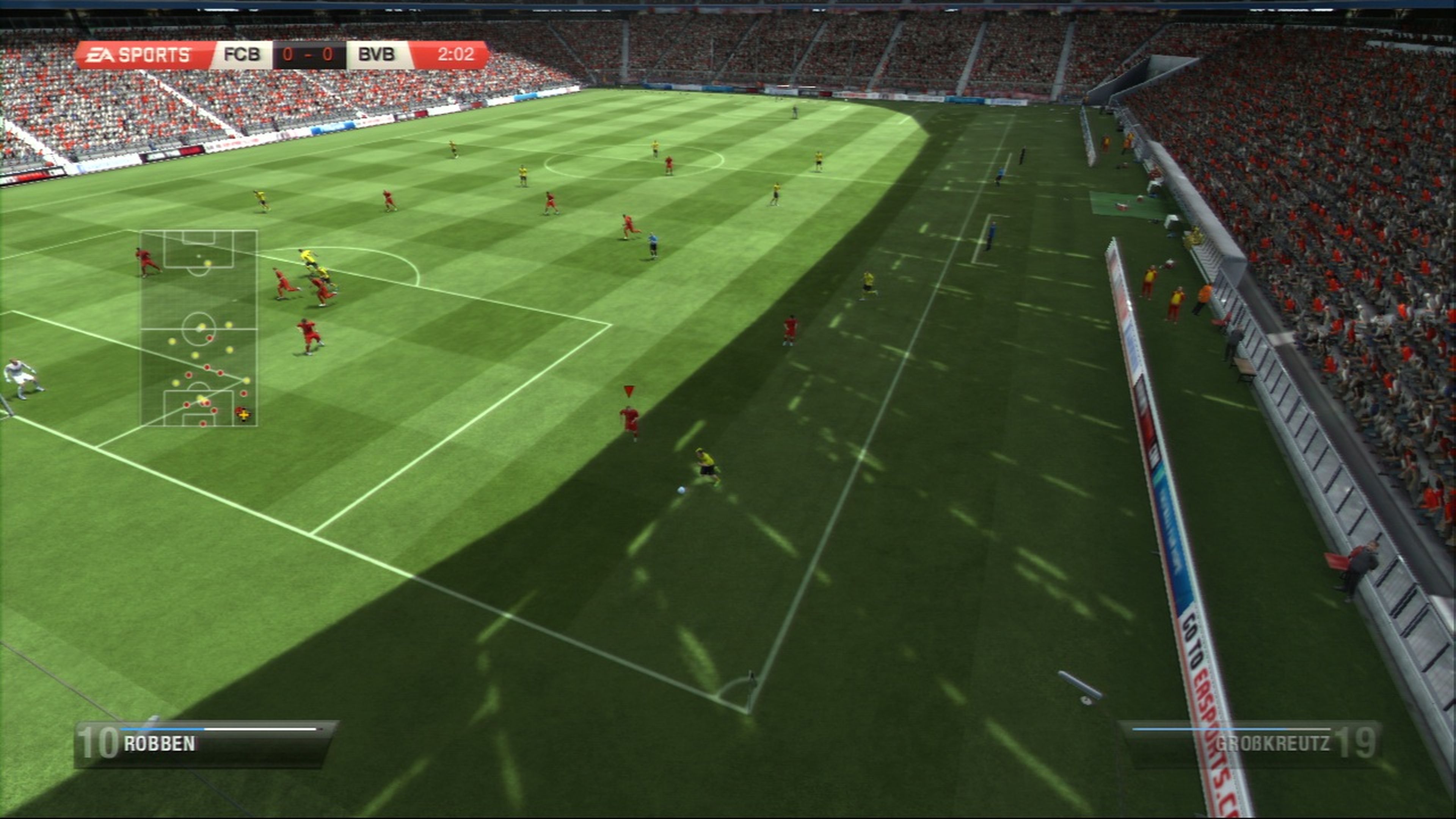 Avance con fútbol total de FIFA 13