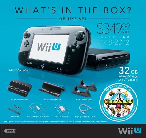 Nintendo lanzará dos ediciones de Wii U