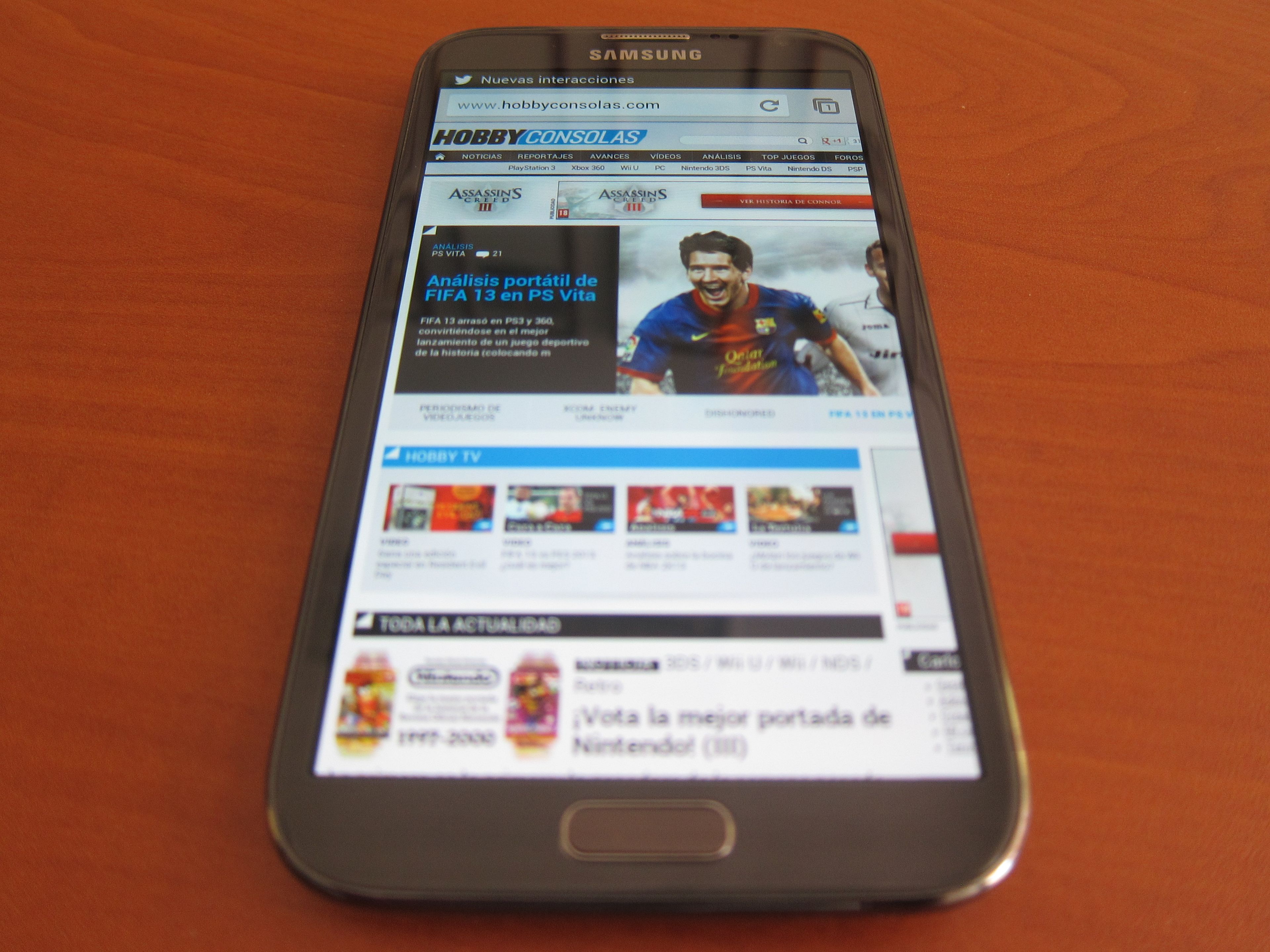 Análisis del Samsung Galaxy Note II