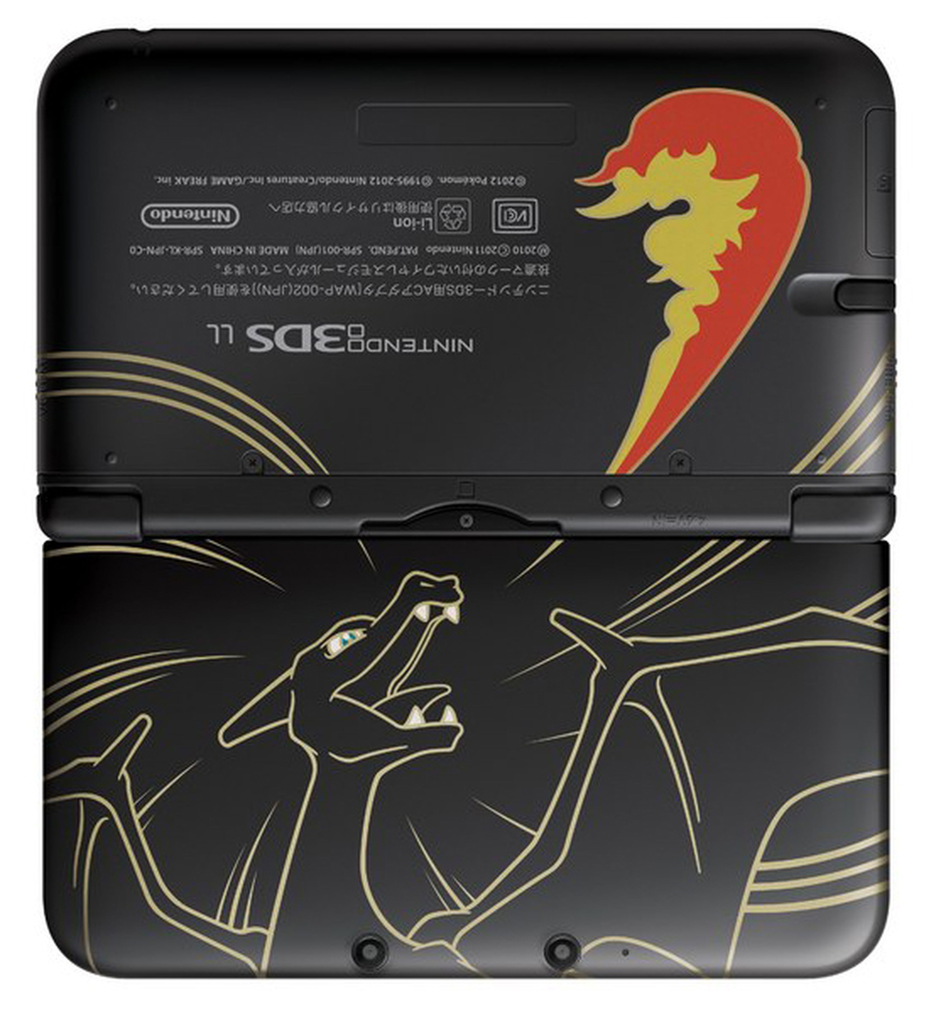 Nintendo 3DS XL se viste de Charizard