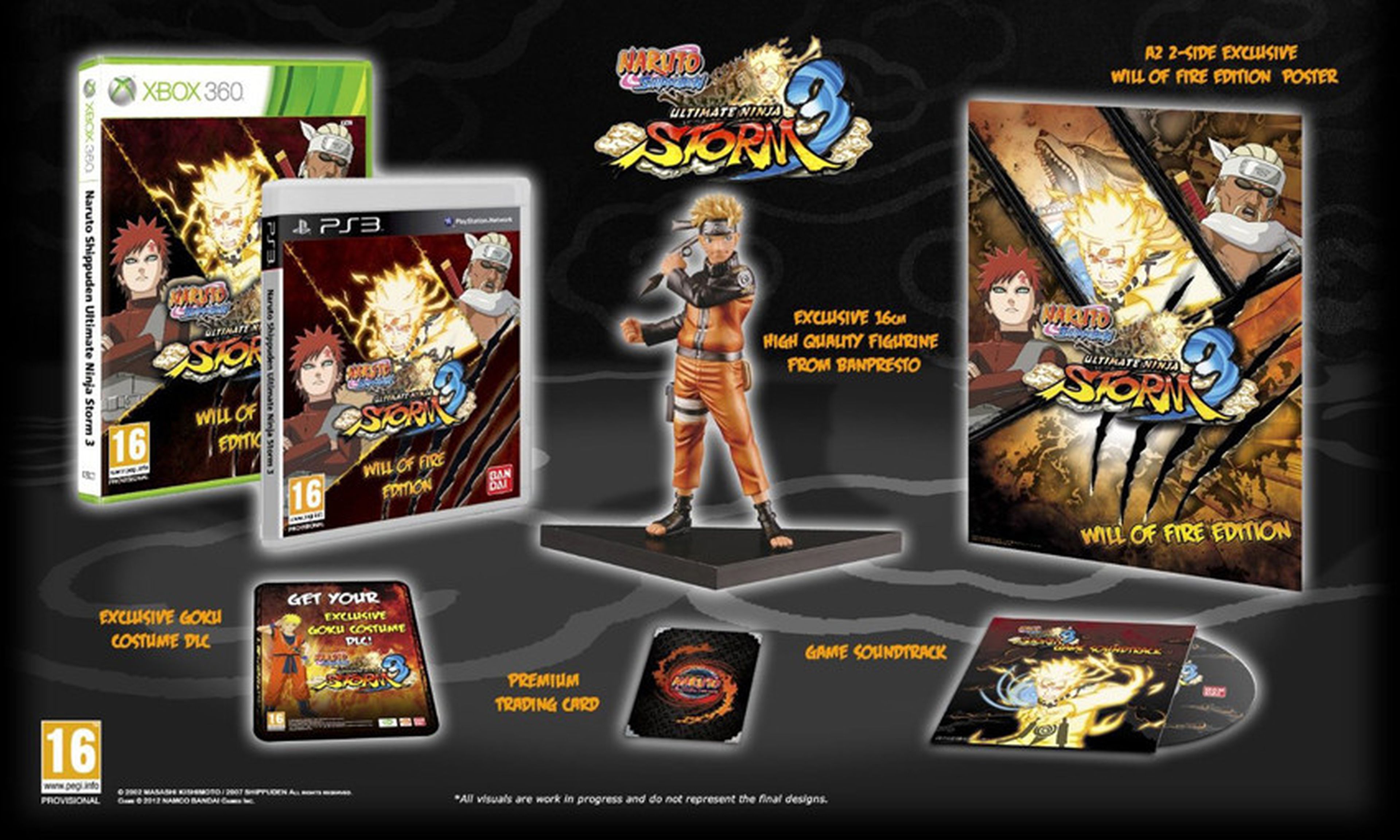 Las ediciones especiales de Naruto SUNS 3