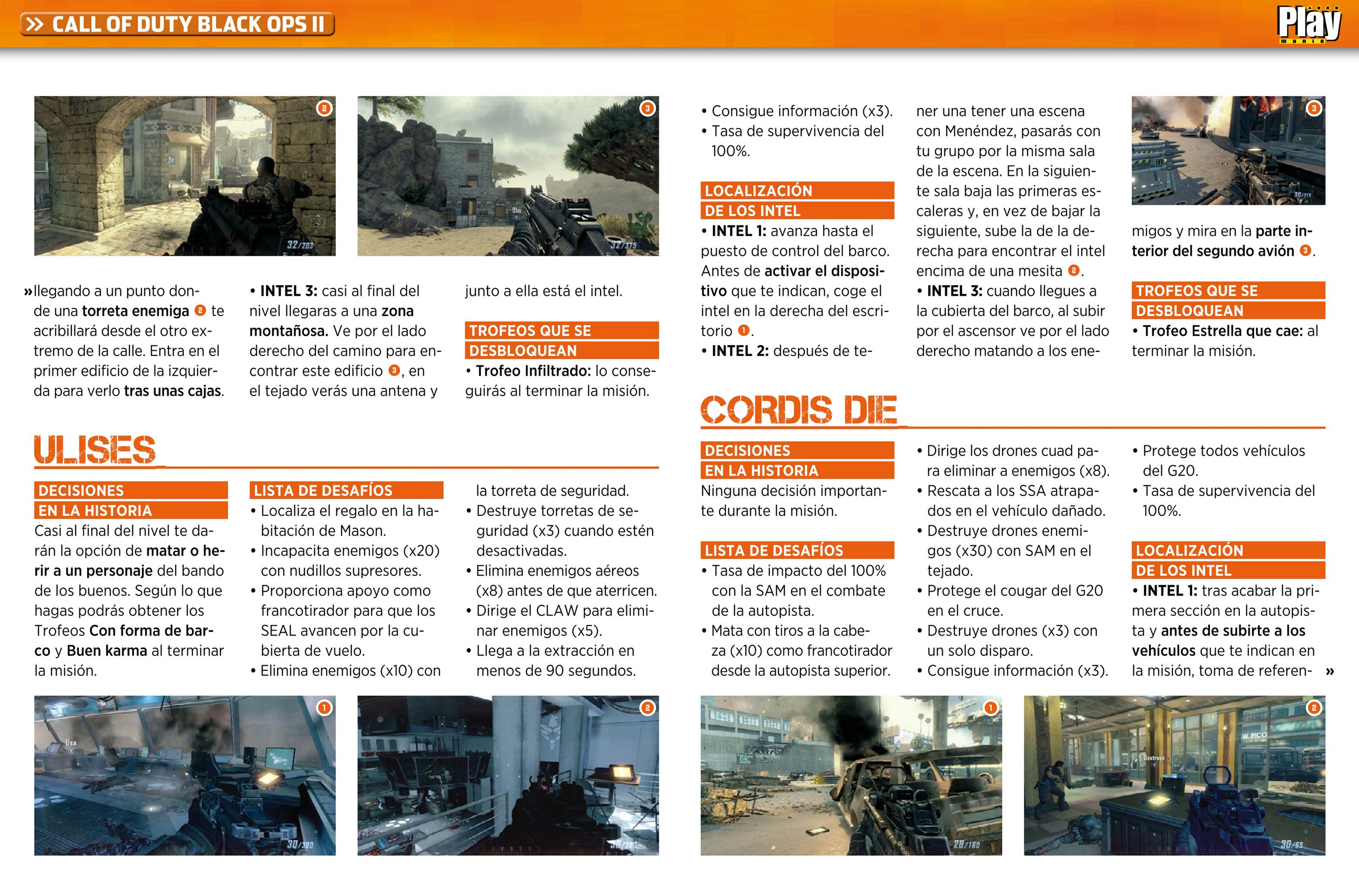Guía completa para Call of Duty Black Ops II