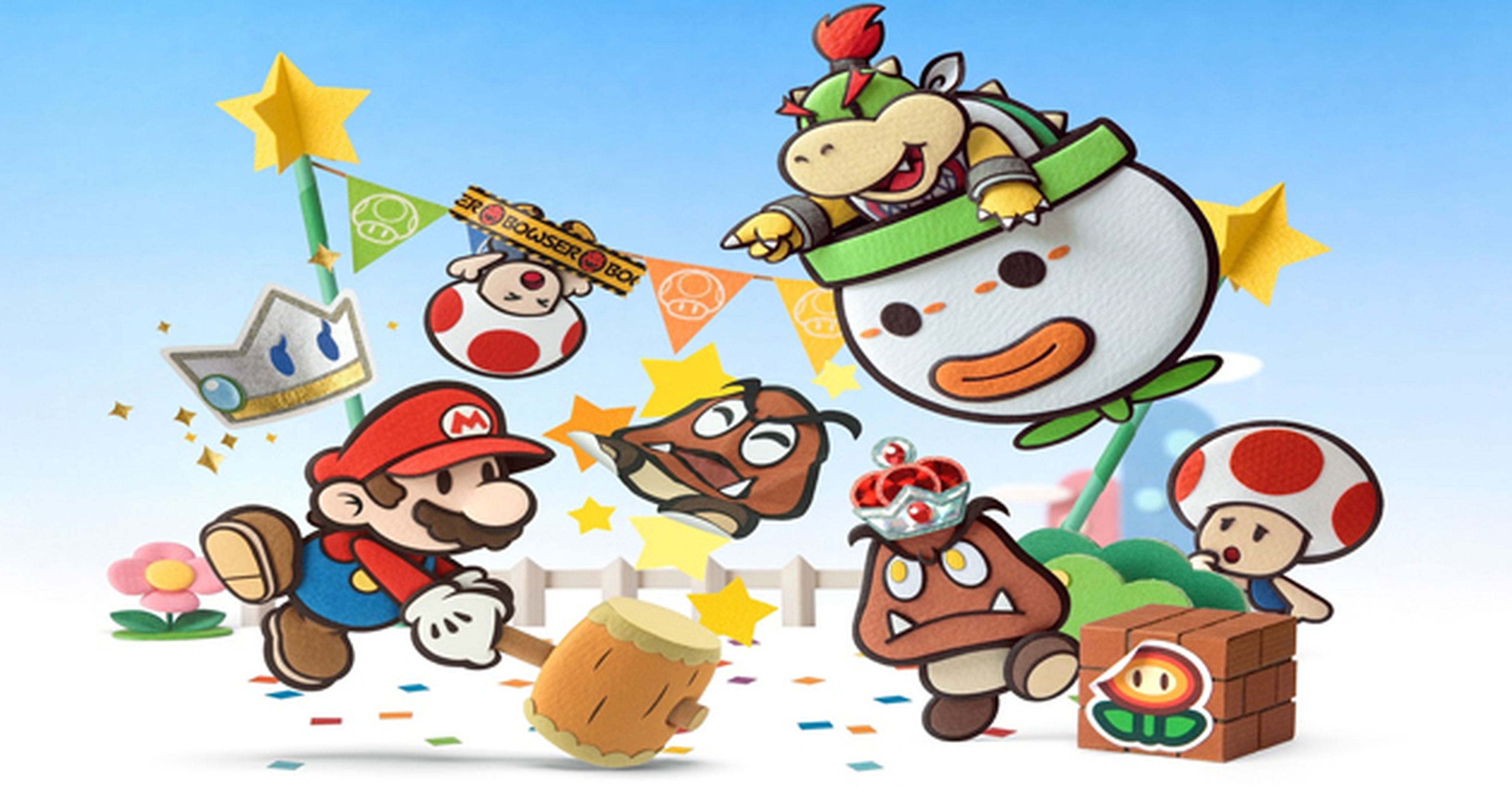 Miyamoto no quiere historias en Paper Mario Sticker Star