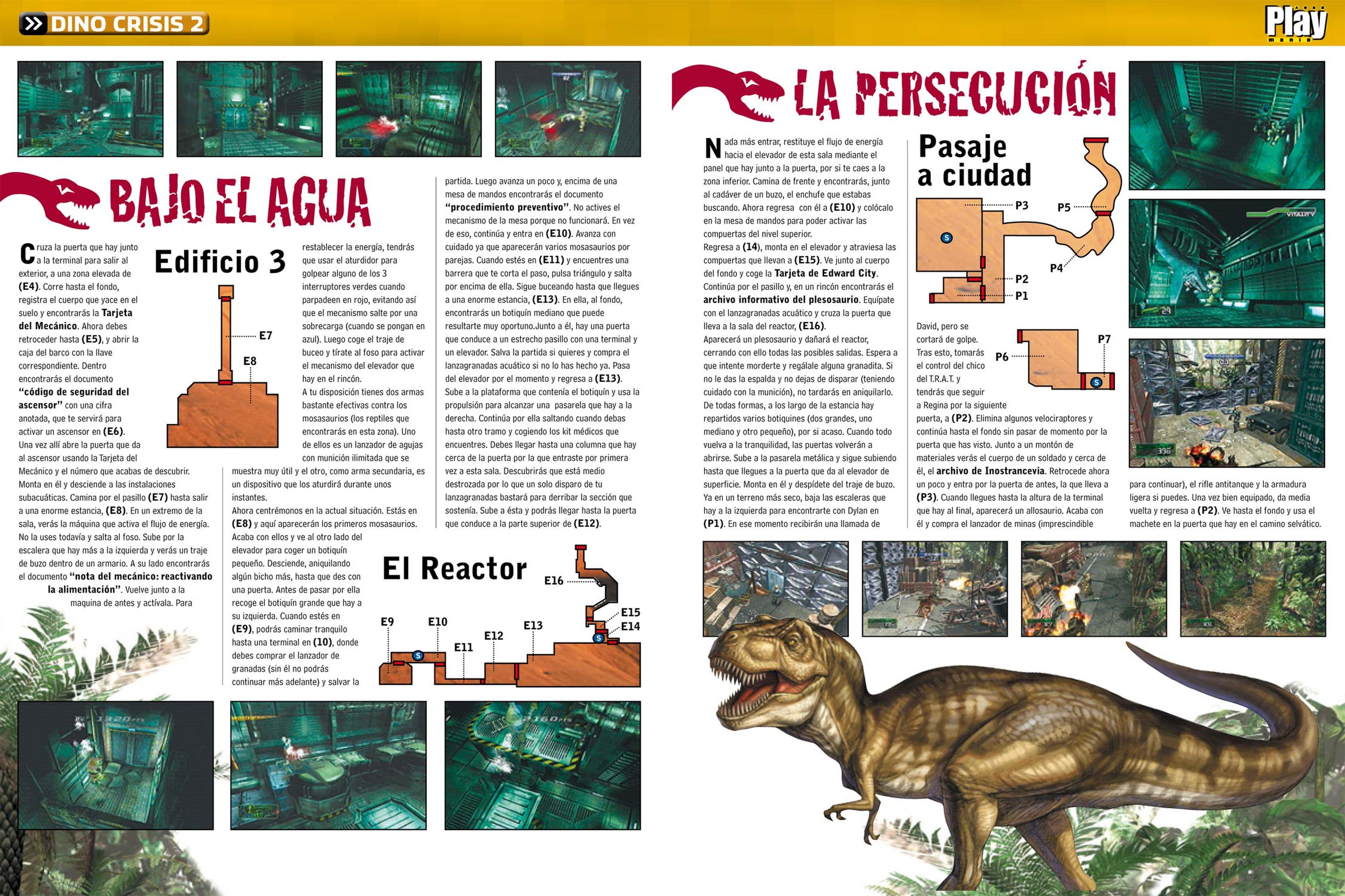 Guía completa de Dino Crisis y Dino Crisis 2