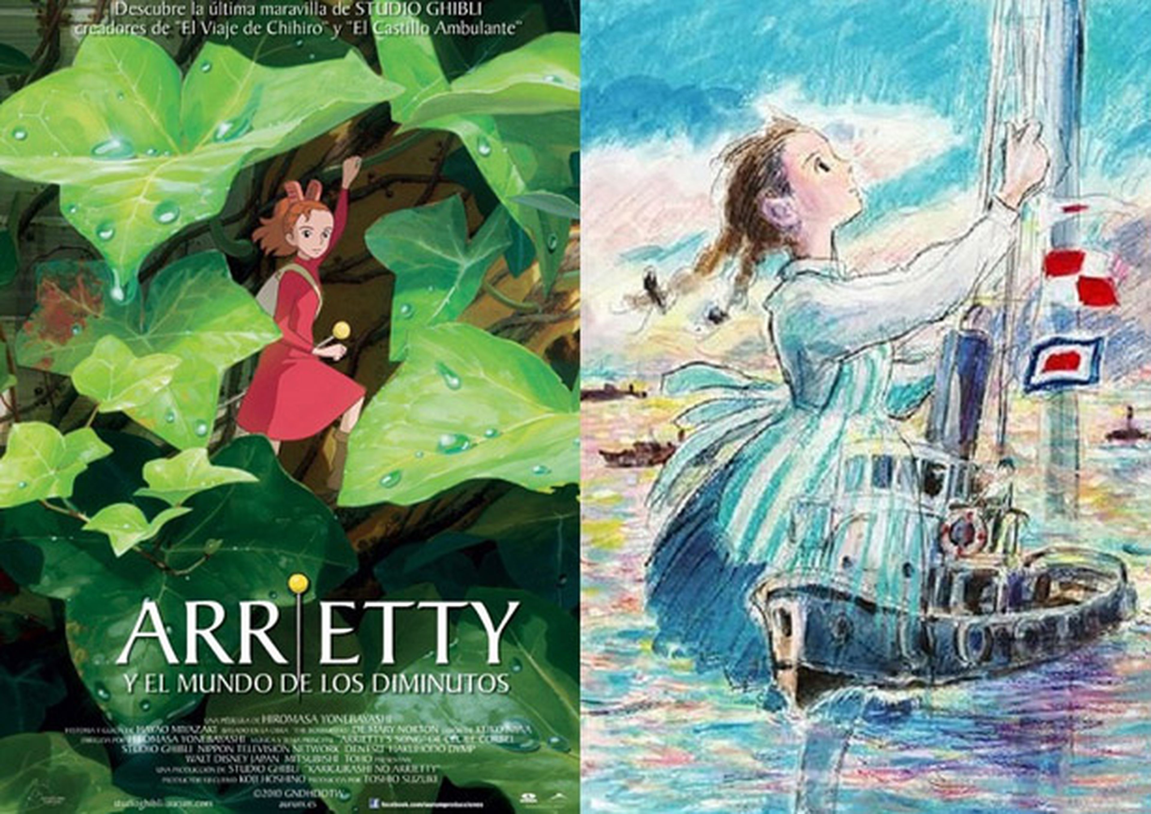 Dos films de Studio Ghibli pre-nominados a los Globos de Oro