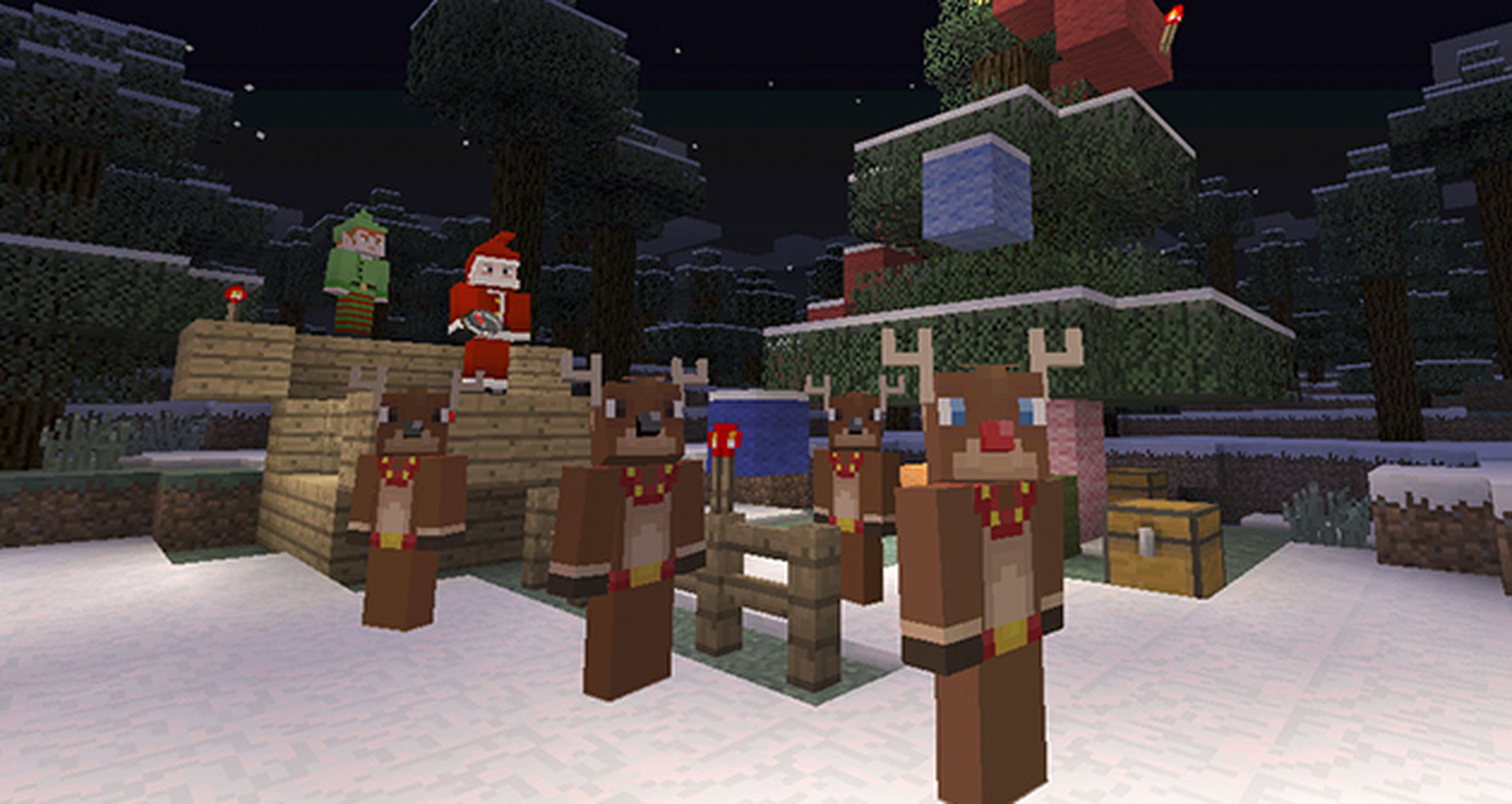 La navidad llega a Minecraft en Xbox 360
