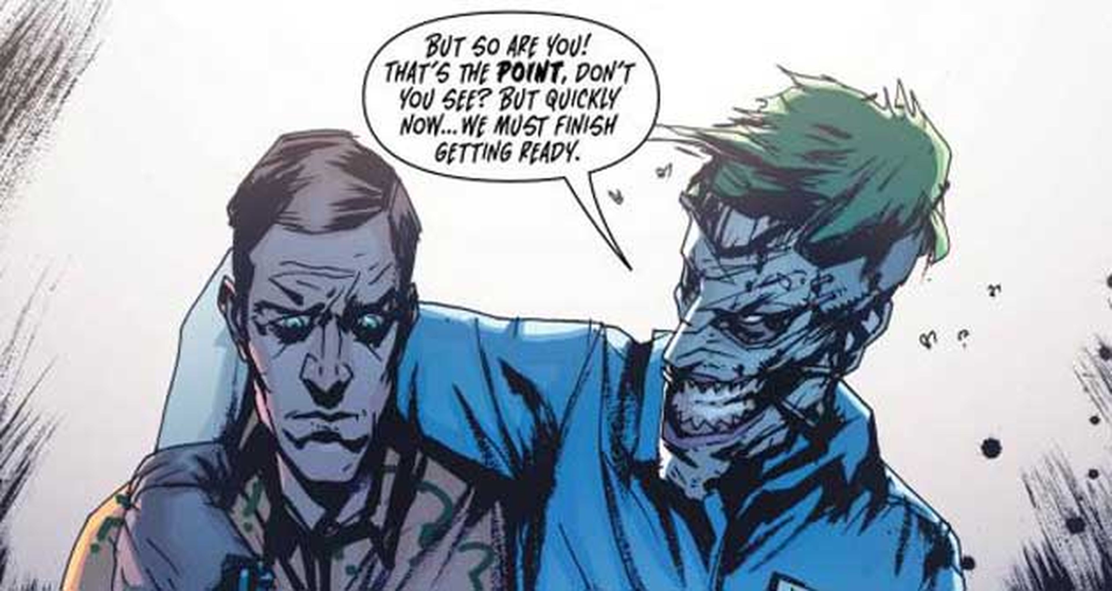 Spoiler EEUU: Joker recluta al Acertijo para Death of the Family