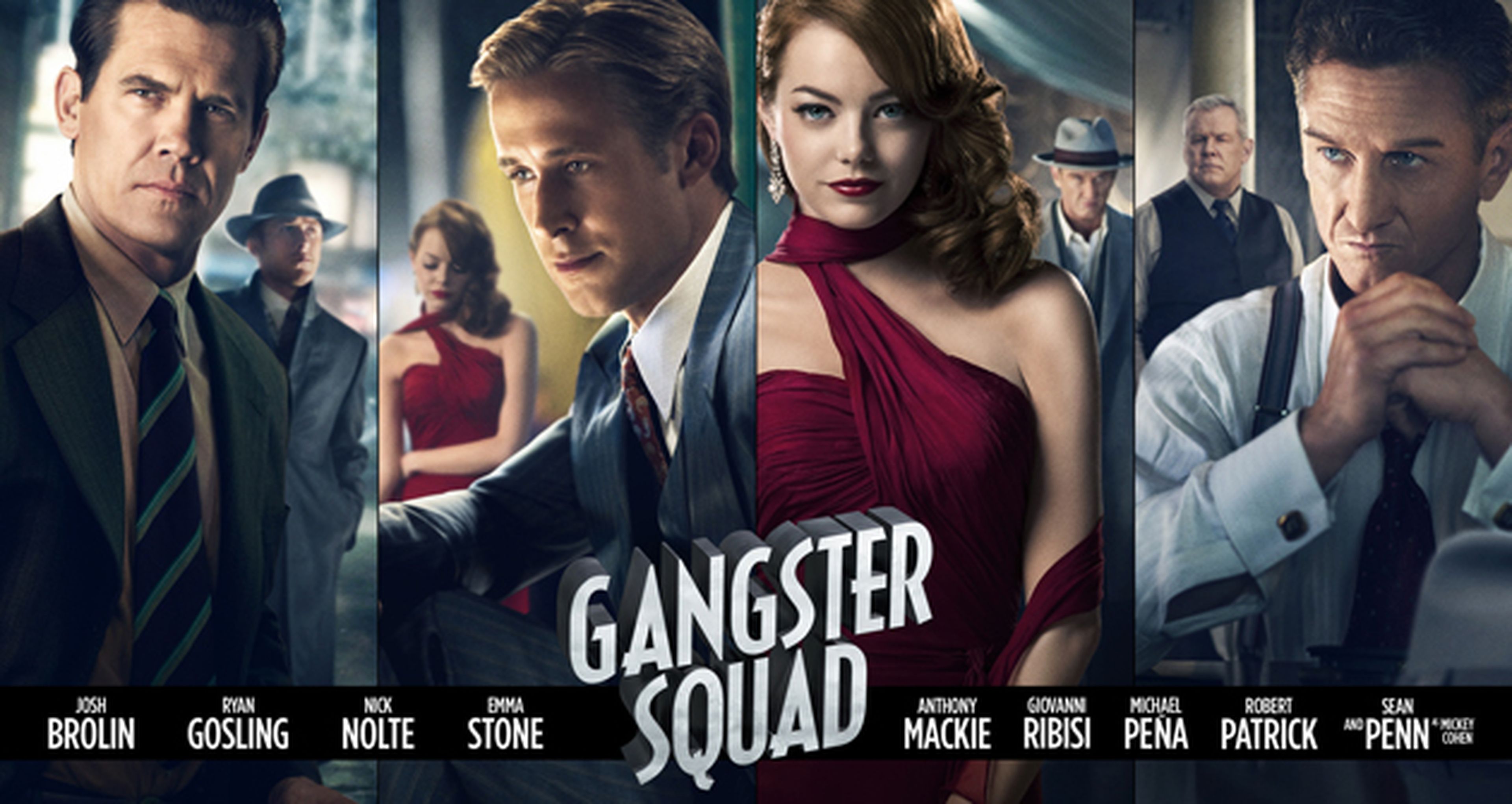 Nuevo tráiler y pósters individuales de Gangster Squad