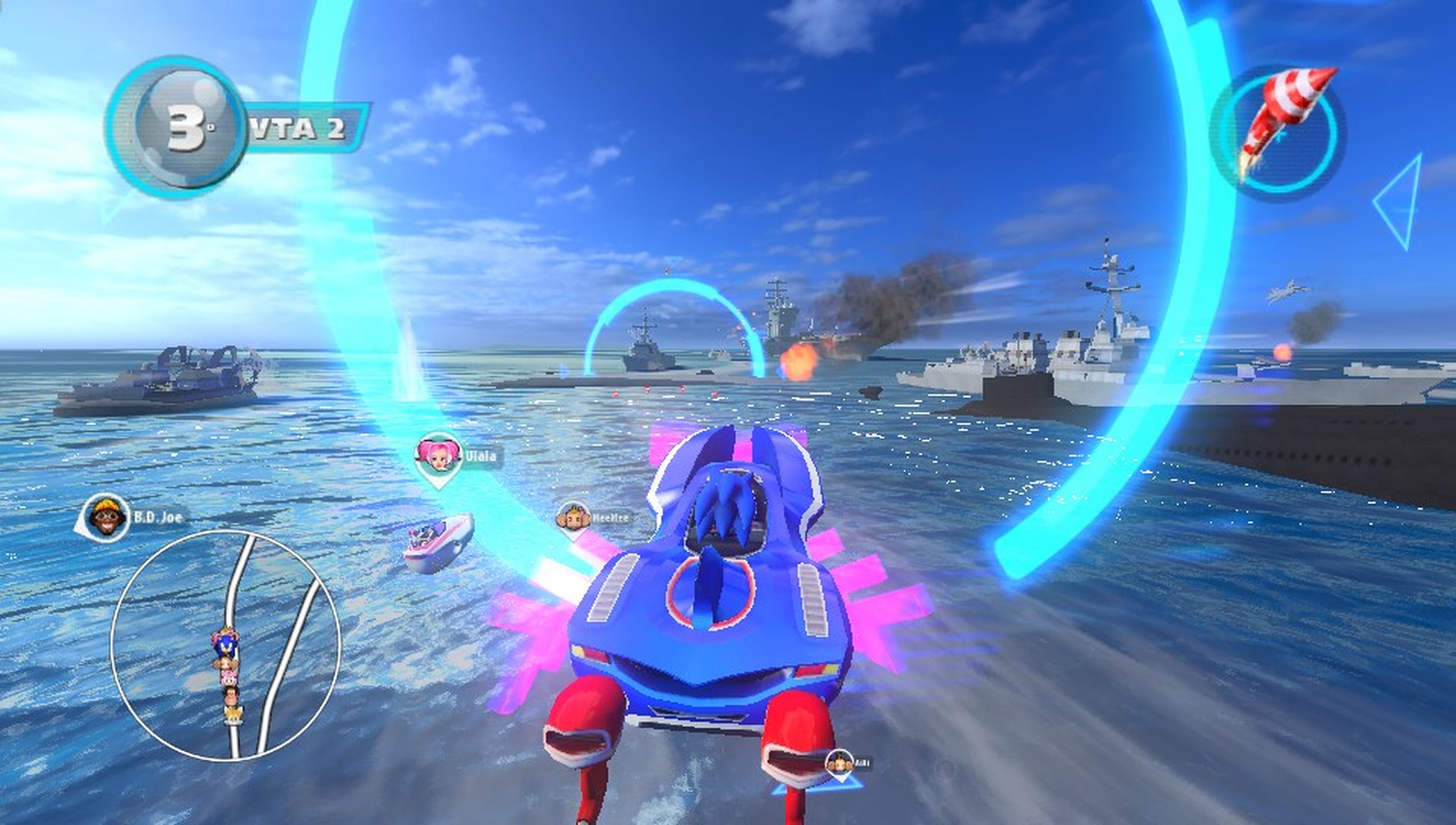 Análisis de Sonic & All-Stars Racing de Vita