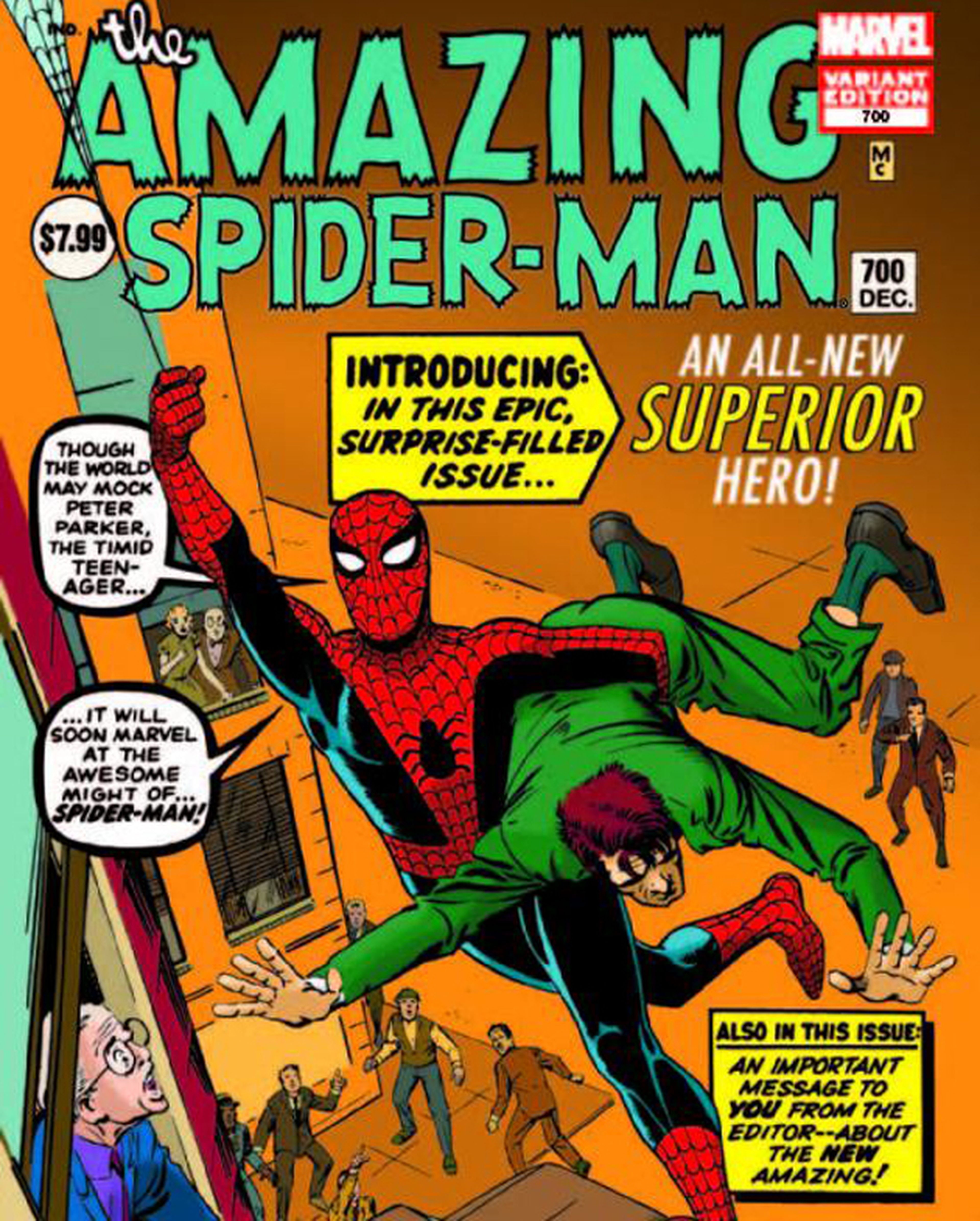 Las portadas de Amazing Spider-man 700