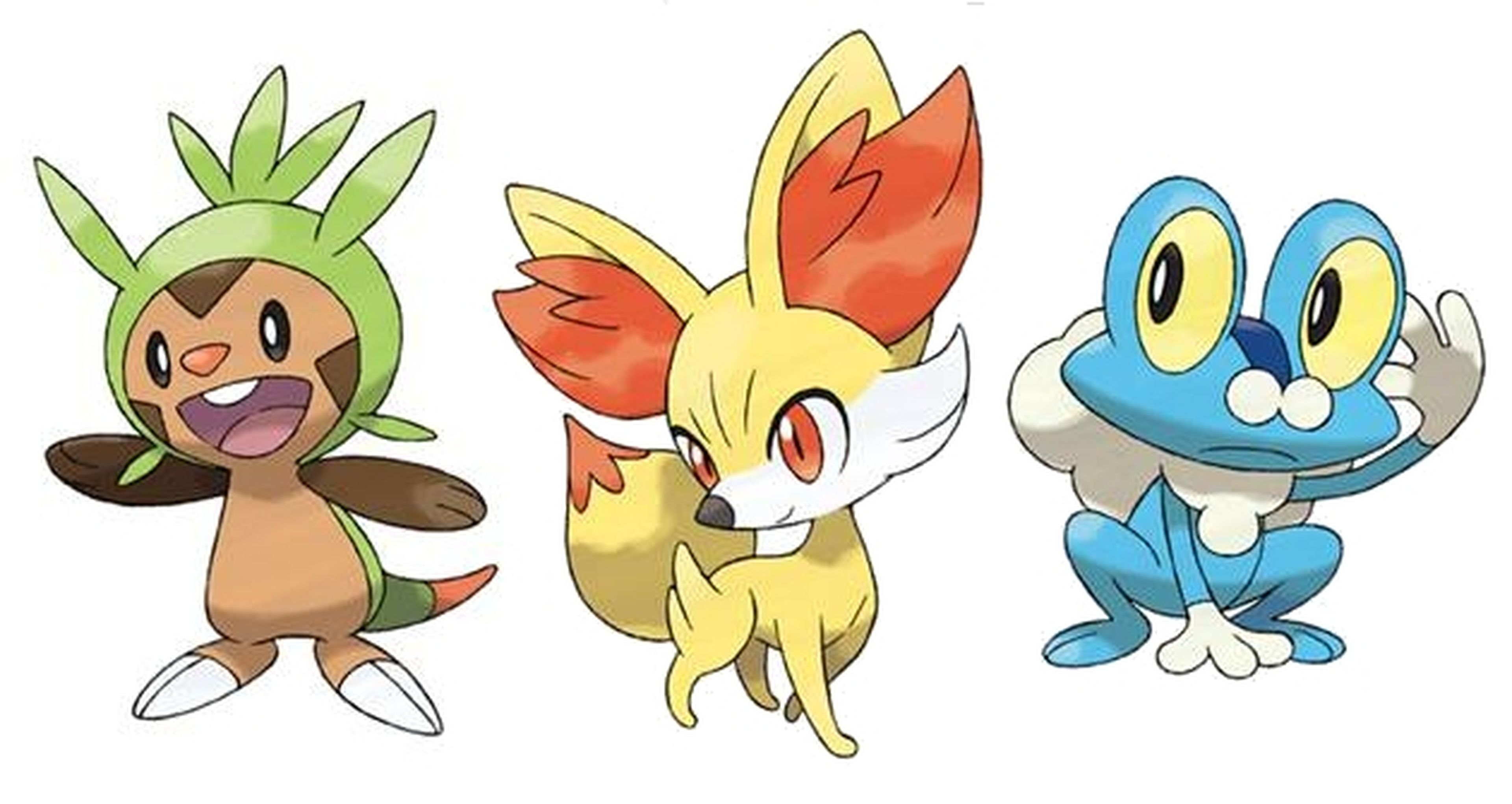 Los 'starters' de Pokémon X e Y en imágenes